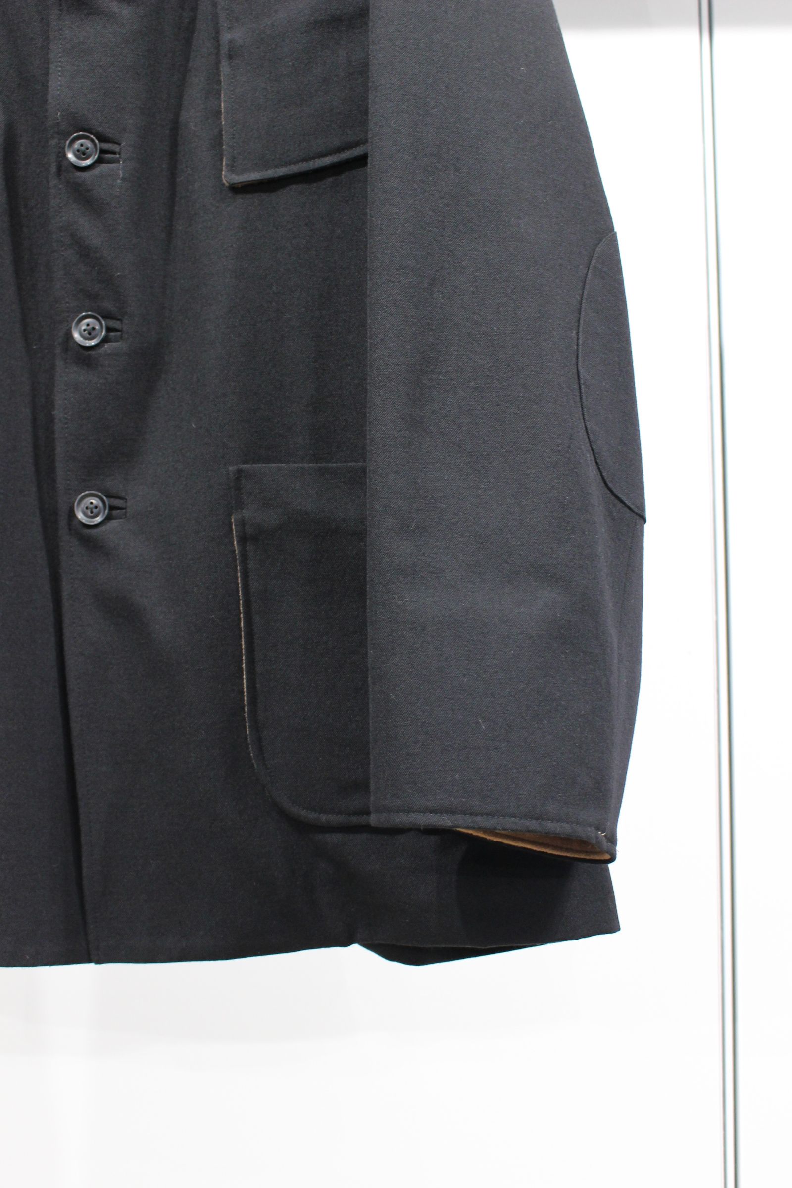 INTERIM - MILITARY WOOL SERGE FORESTIERE/BLACK | NapsNote