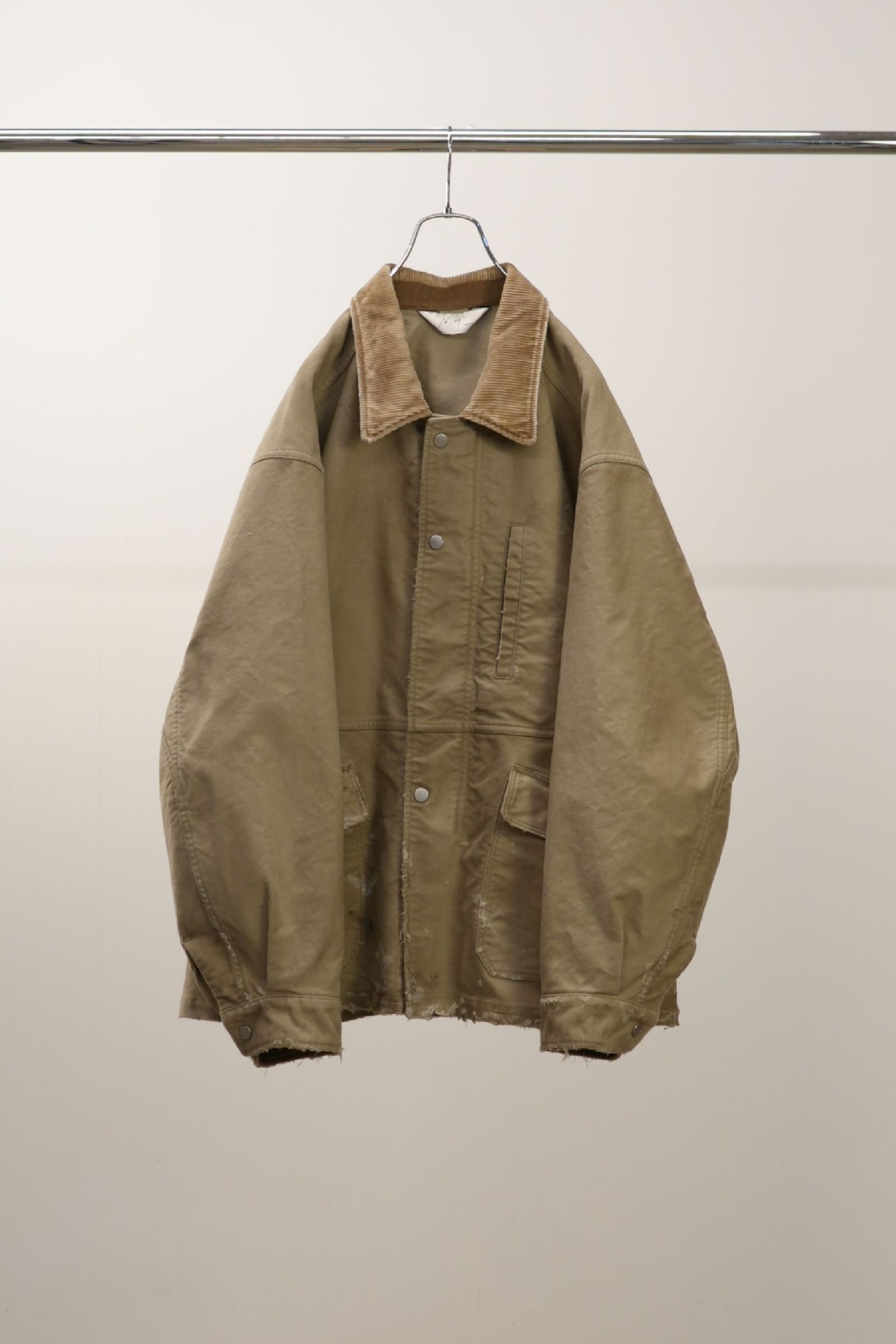 ANCELLM - MOLESKIN WORK JACKET | BEIGE | ワークジャケット | NapsNote