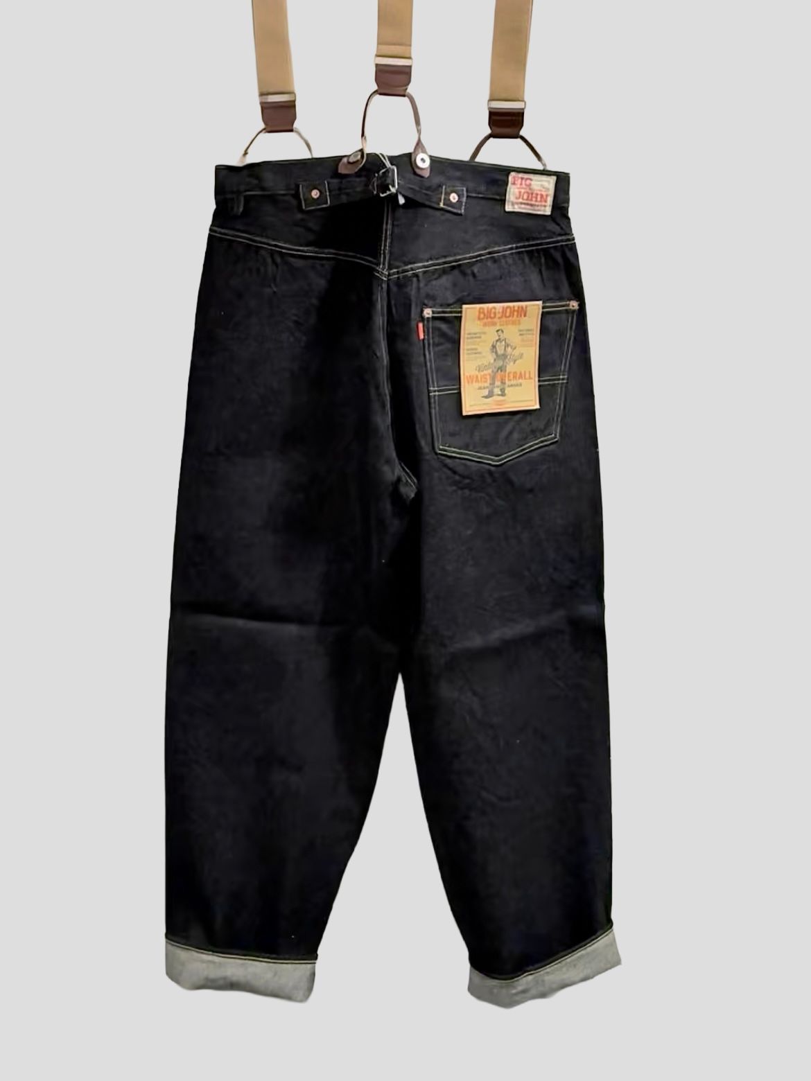 BIG JOHN - ウエストオーバーオール / シーアイランドコットン / M101