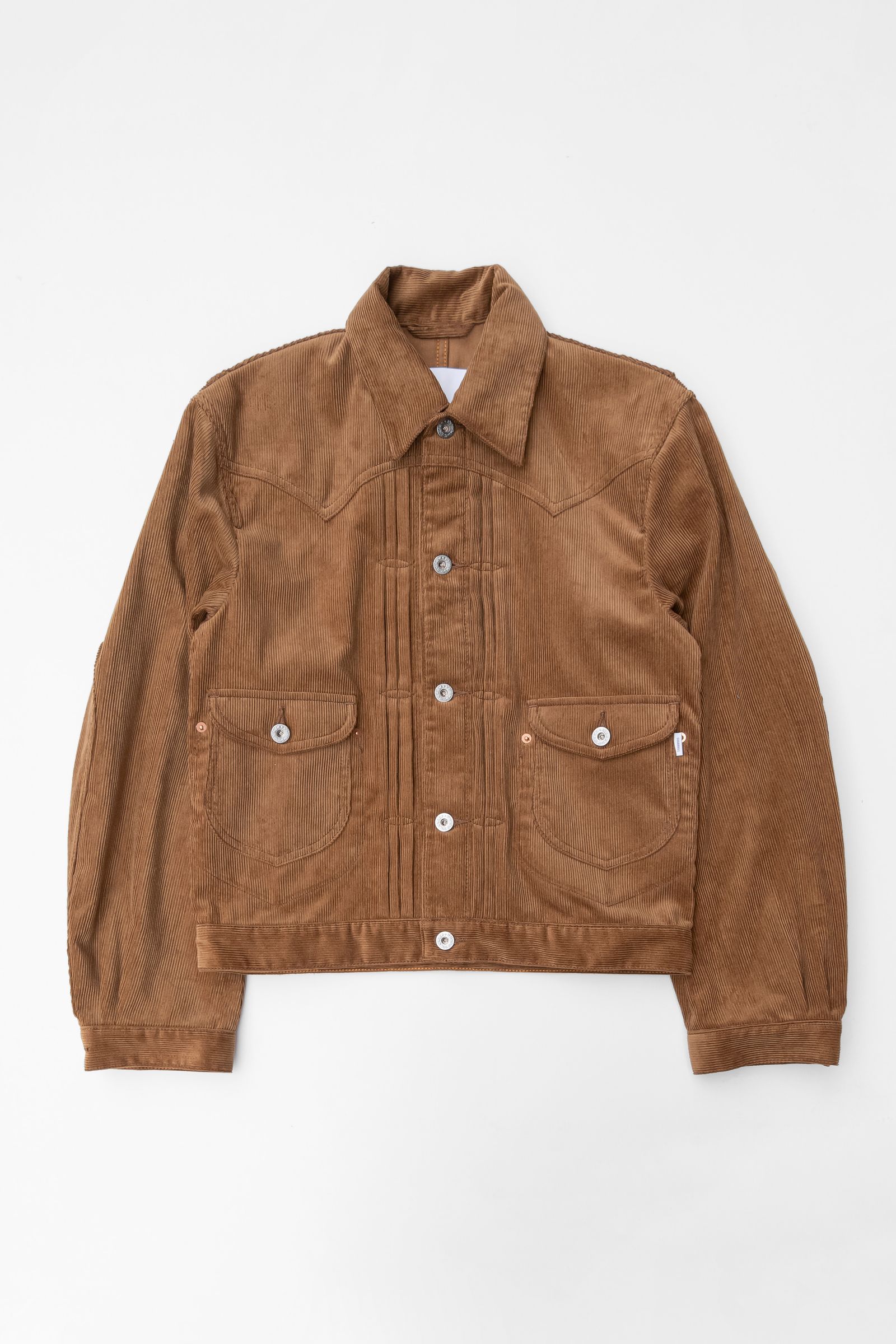 SUGARHILL - CORDUROY DENIM JACKET / BROWN | Retikle Online Store