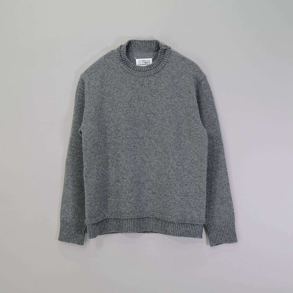 Maison Margiela - 【Last1 L】 エルボーパッチセーター Gray | River