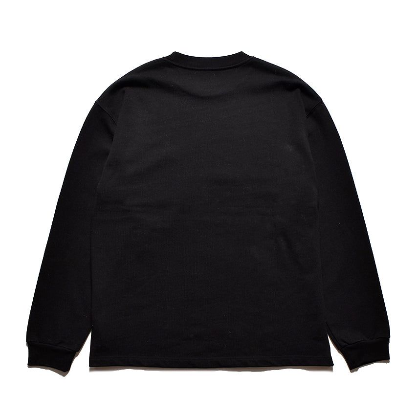MINEDENIM - 【Last1 L】 Heavy weight Loose Fit L/S T-SH Black | River