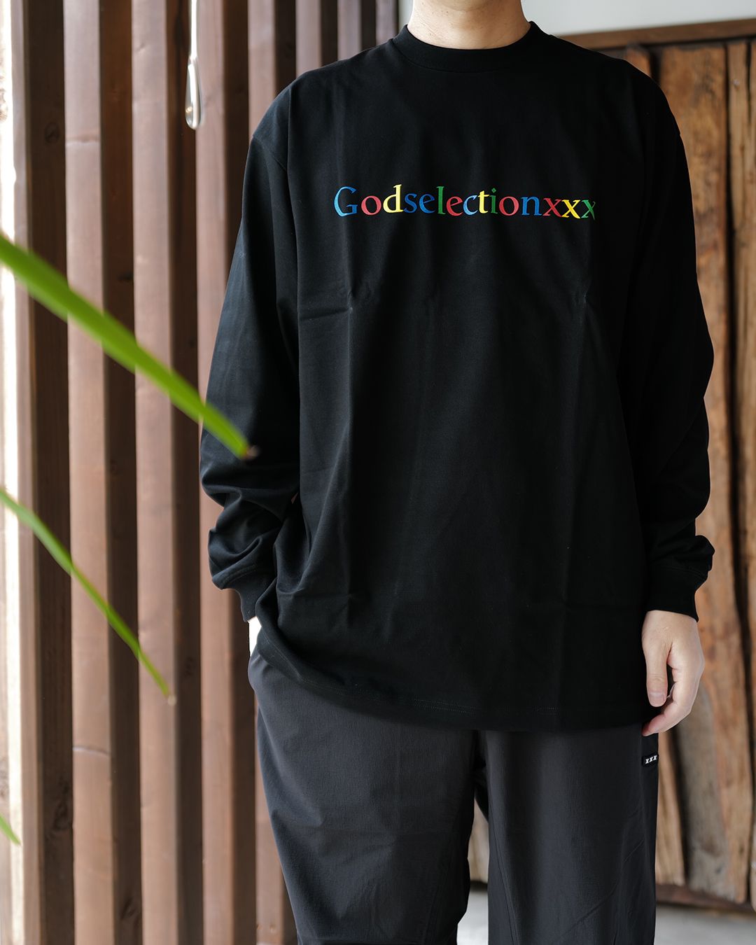 GOD SELECTION XXX - GX-A26-LT-05 LONG SLEEVE T-SHIRT BLACK | River