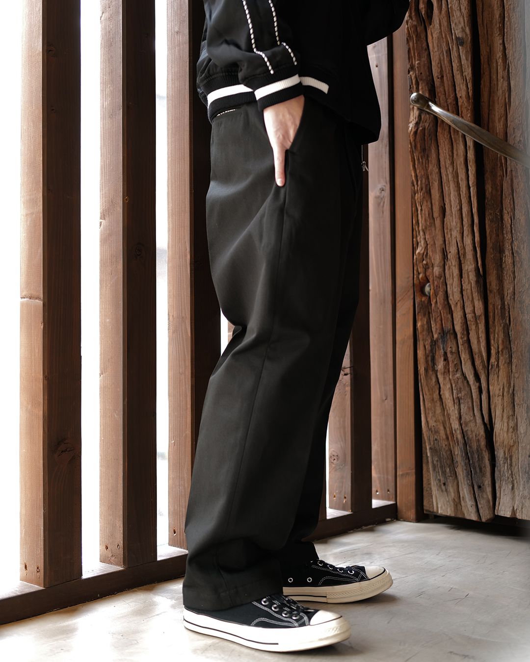 SEQUEL - CHINO PANTS (TYPE-XF) BLACK | River