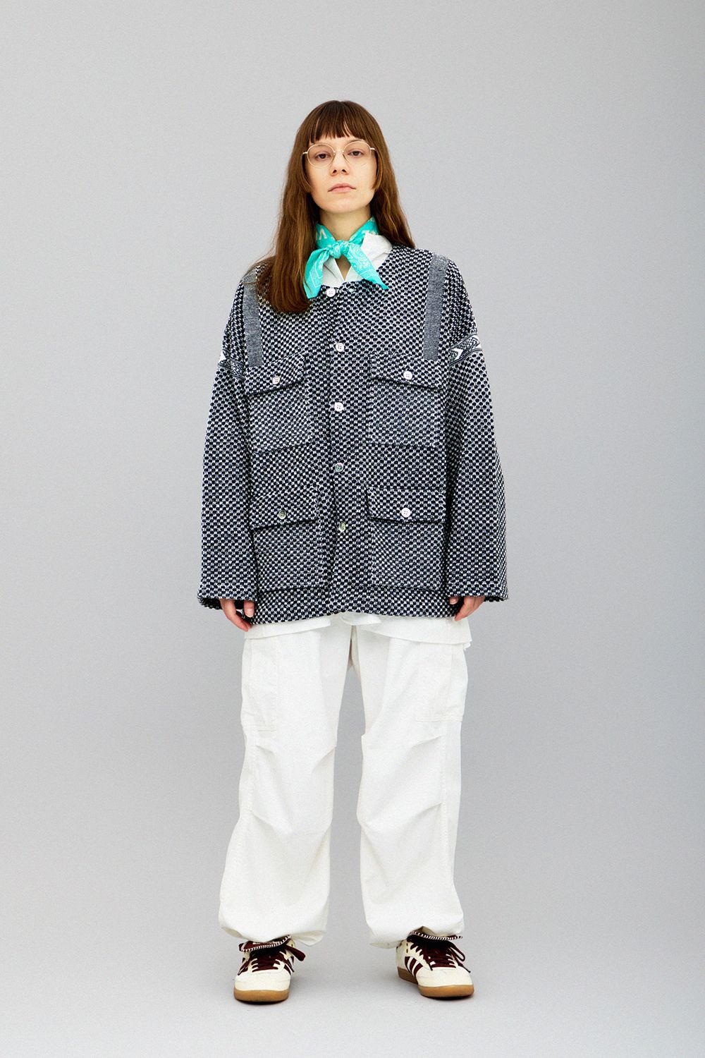 YASHIKI - 【25AW】Shinsetsu Knit Jacket(BLACK) | Salty