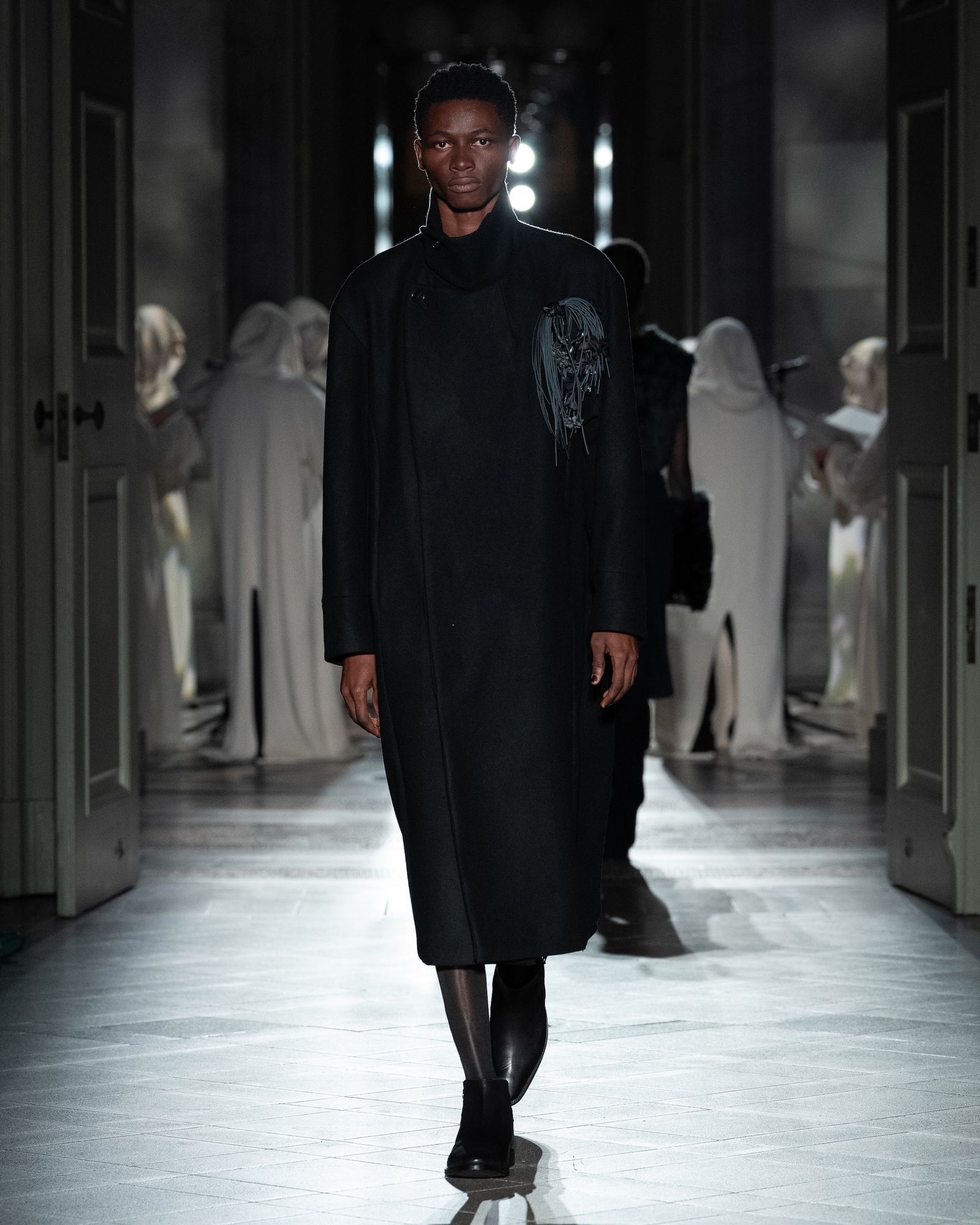 juha - 【ラスト1点】【24AW】Belted Over Coat/ベルテッドオーバー