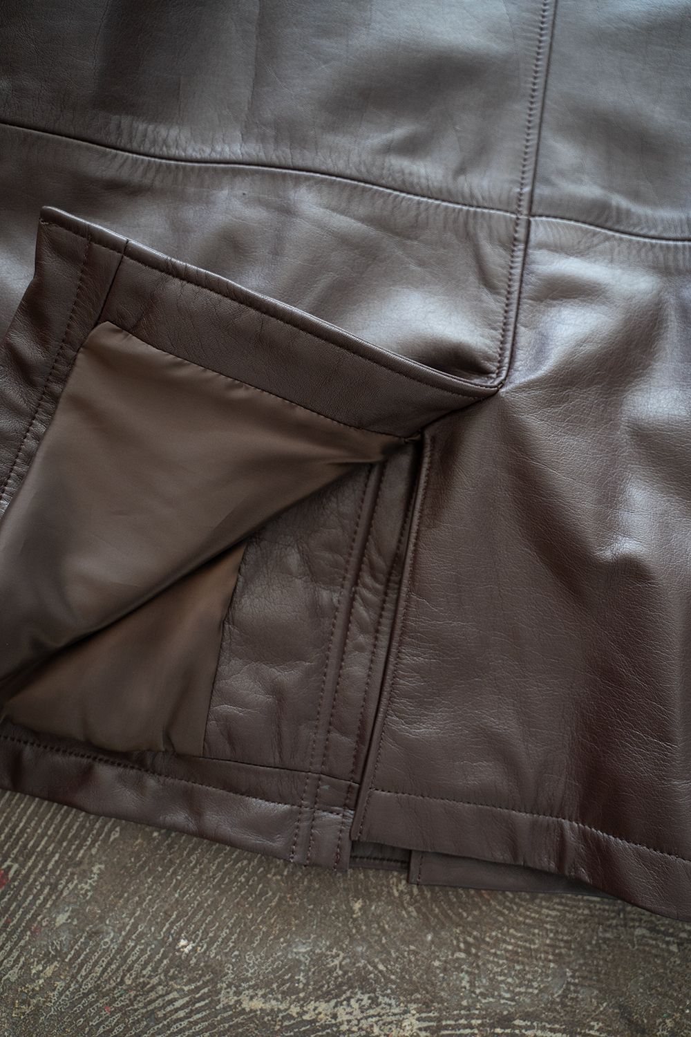 juha - 【ラスト1点】【24AW】Riding Leather Jacket/ライディング