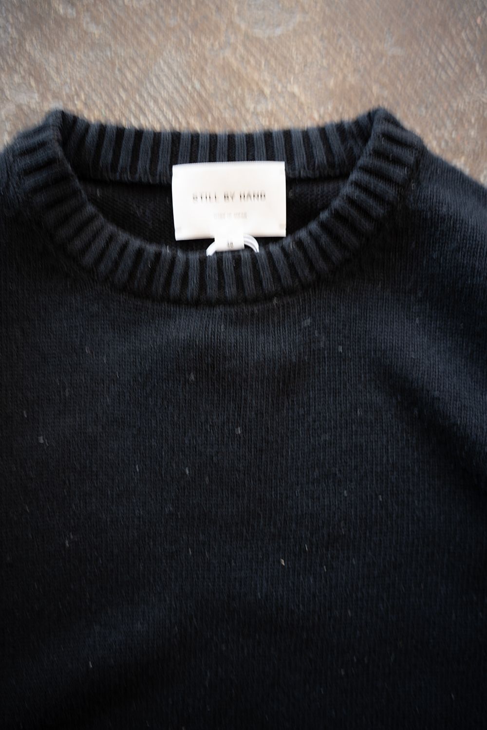 STILL BY HAND - 【ラスト1点】【25AW】シルク×コットンクルーネック