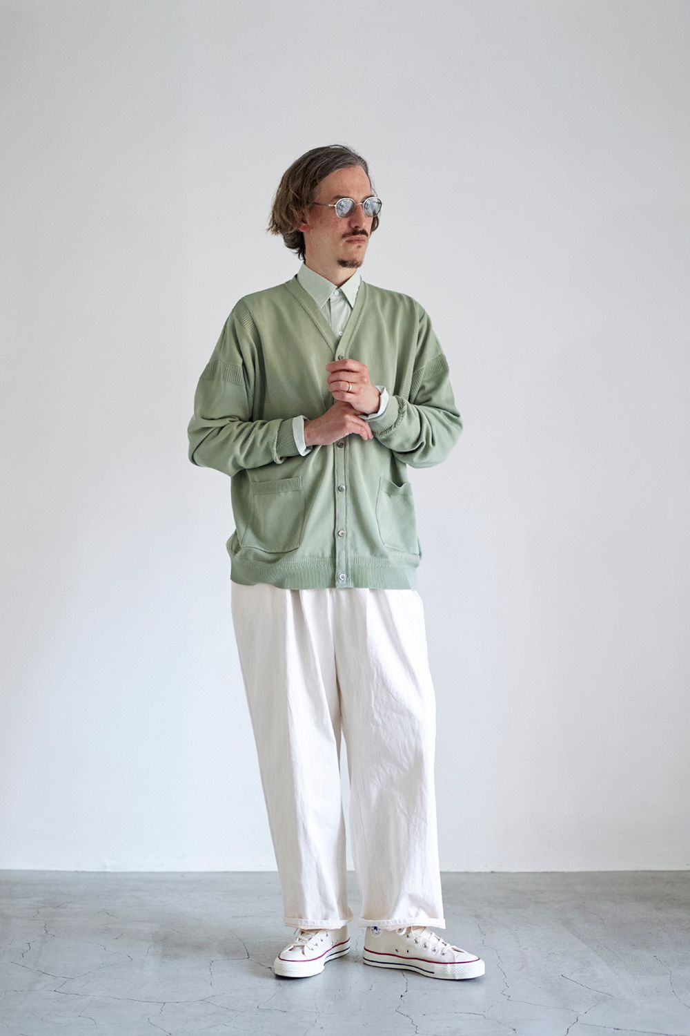 YASHIKI - 【ラスト1点】Satoyuki Cardigan(MINT GREEN) | Salty