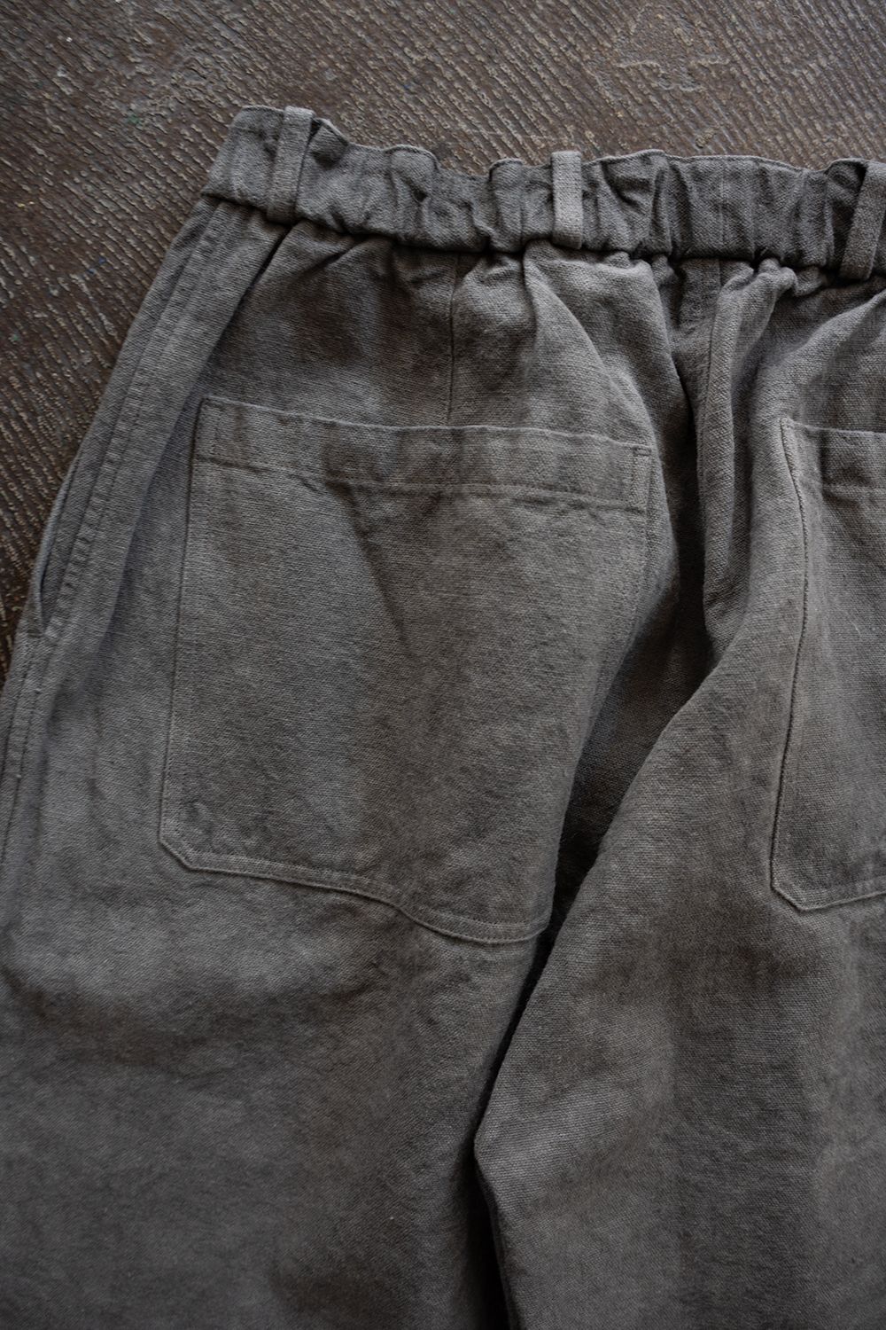 MITTAN - 亜麻苧麻ワイドパンツ(薄炭) | Salty