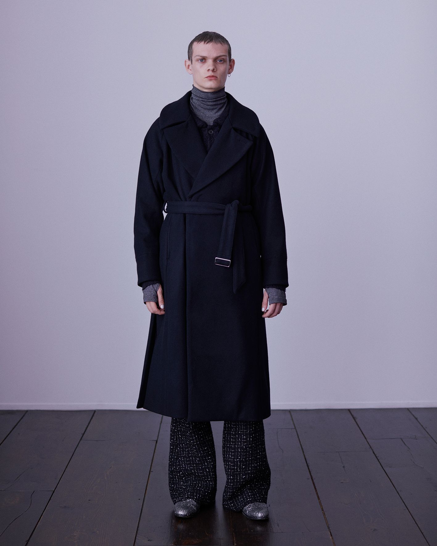 juha - 【ラスト1点】【23AW】Belted Over Coat/ベルテッドオーバー