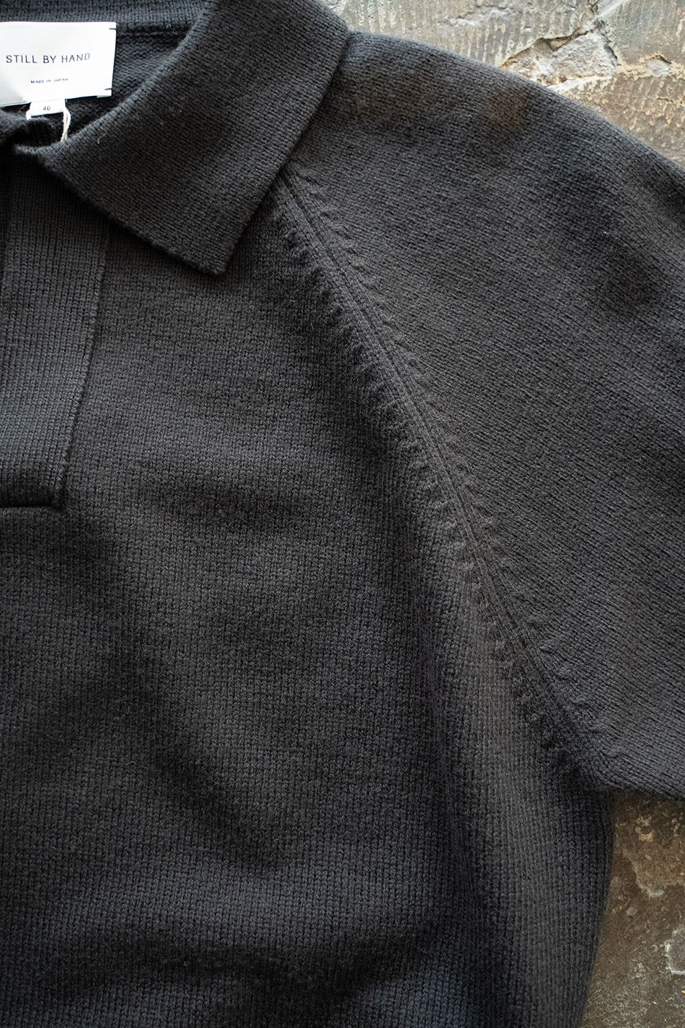 STILL BY HAND - 【ラスト1点】【23AW】7Gスキッパーポロニット