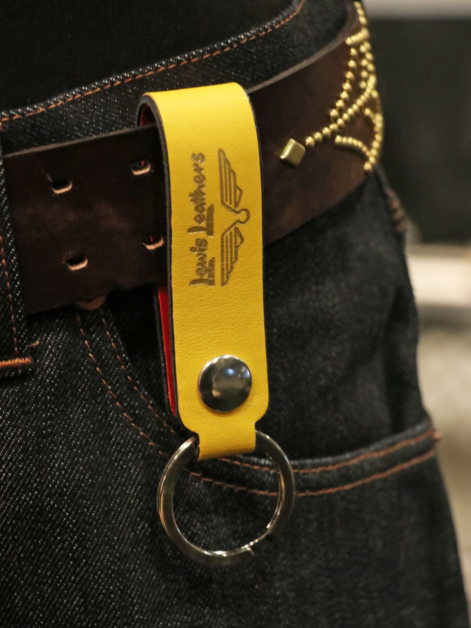 Lewis Leathers - 【即日発送可能】LEWIS LEATHERS BELT LOOP KEYRING