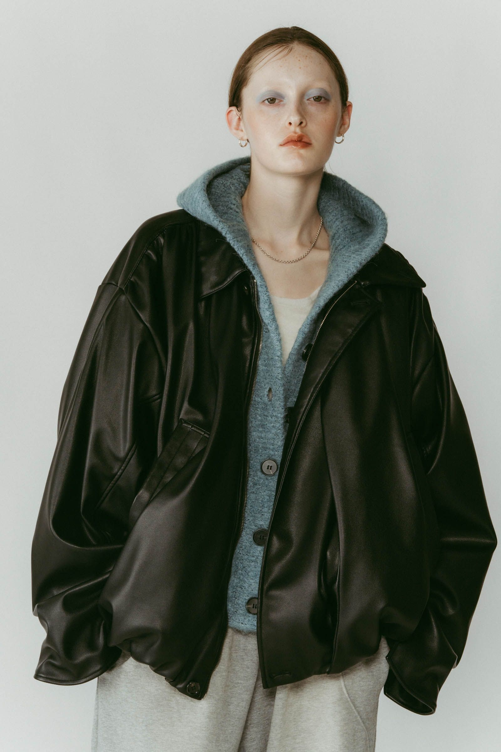 Knuth Marf - voluminous leather jacket(unisex) / ボリュームレザー