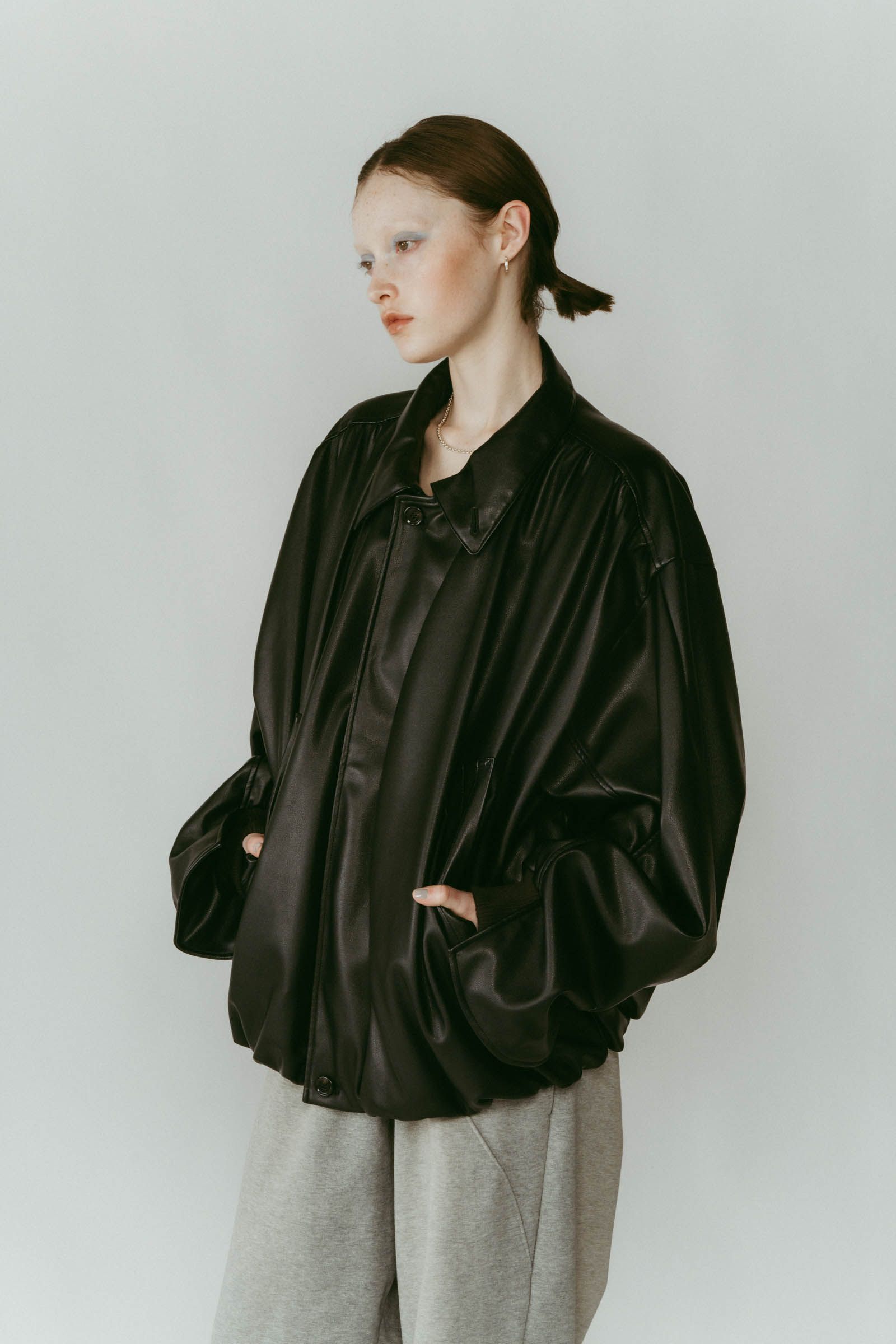 Knuth Marf - voluminous leather jacket(unisex) / ボリュームレザー