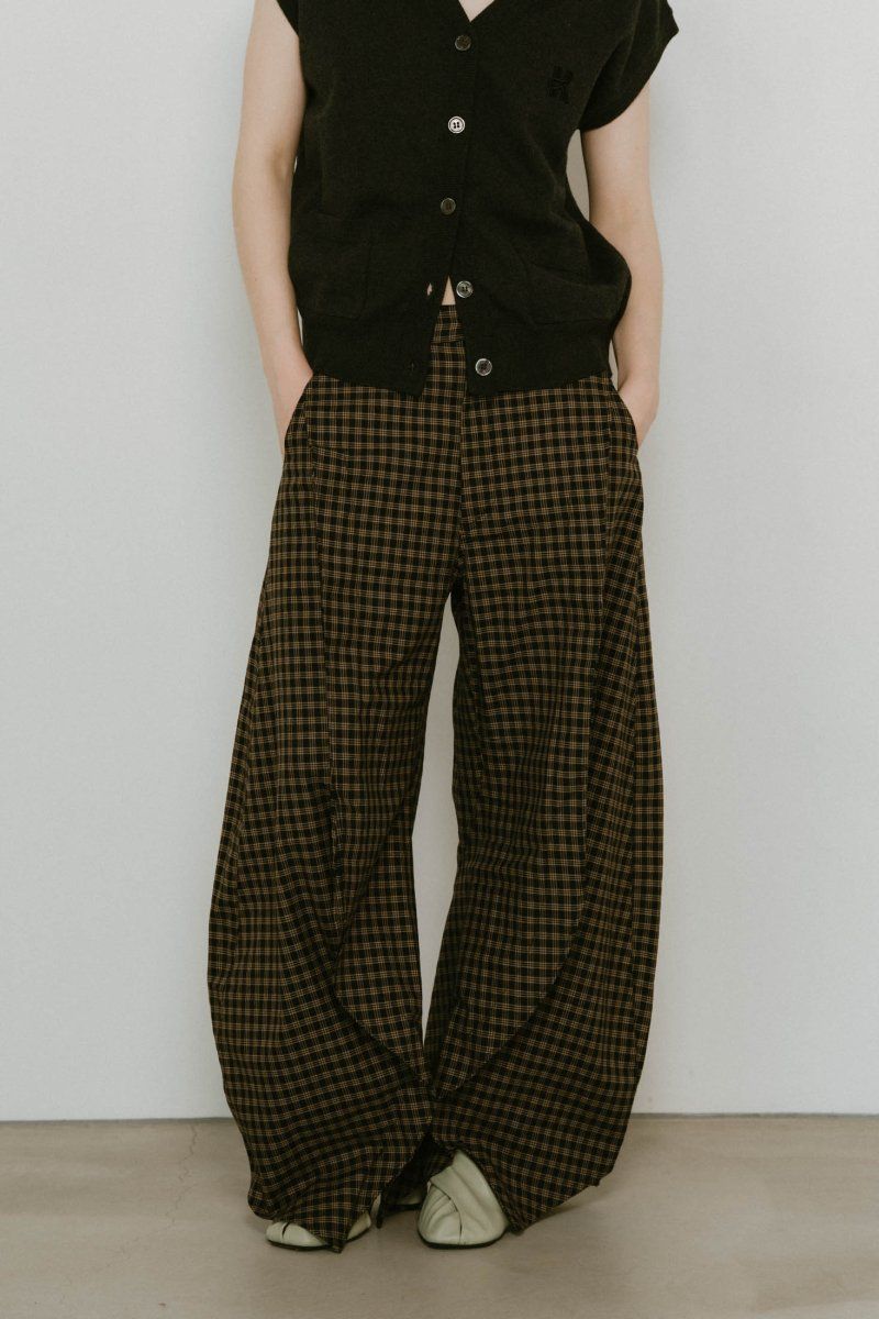 Knuth Marf - slit deformed pants(unisex) / スリット ディフォームド