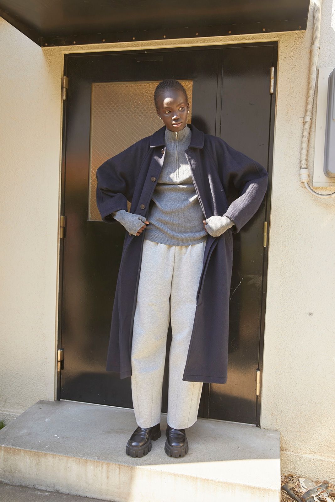 CAVEZA ROSSO - Raglan Sleeve Long Coat / ラグランスリーブロング