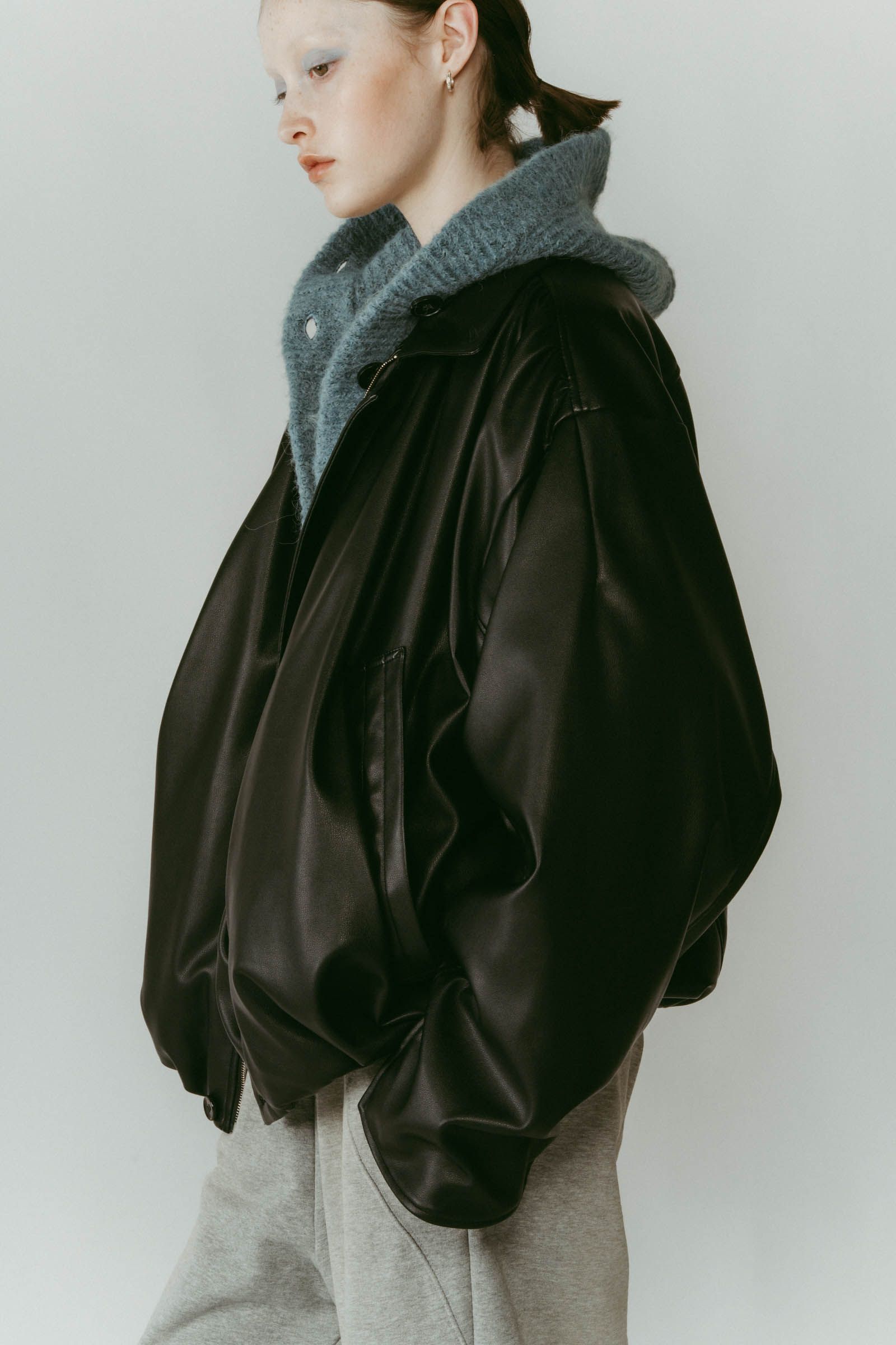 Knuth Marf - voluminous leather jacket(unisex) / ボリュームレザー