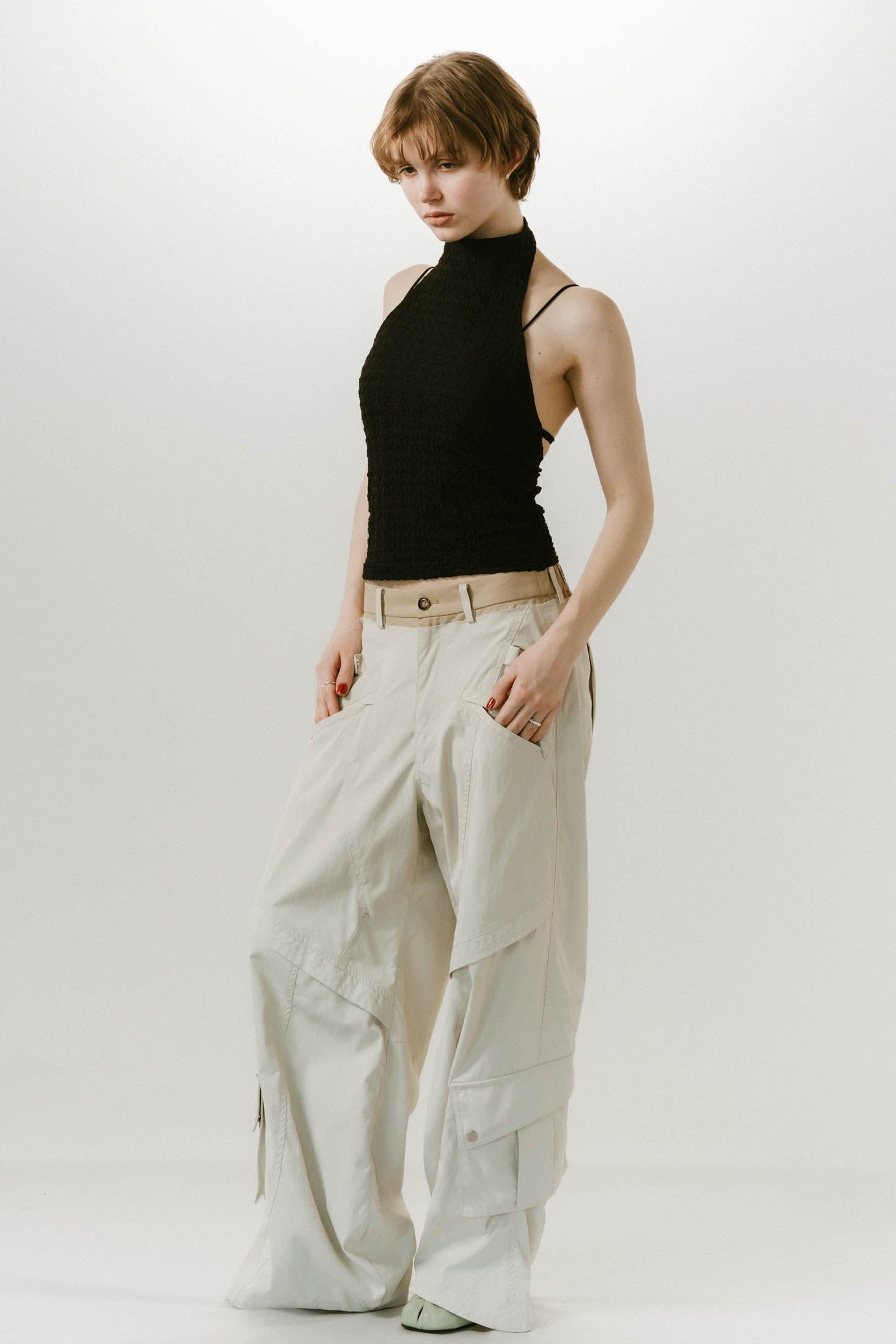 Knuth Marf - docking nylon pants(unisex) / ドッキングナイロン
