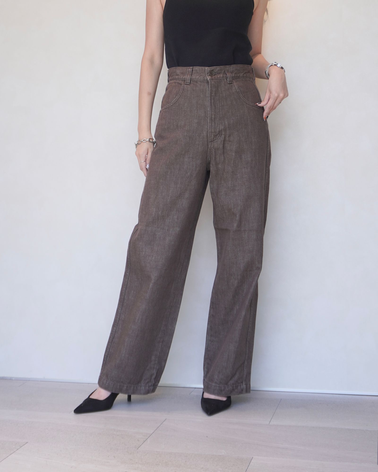 CAVEZA ROSSO - Cindy's denim straight pants / Cindy'sデニム