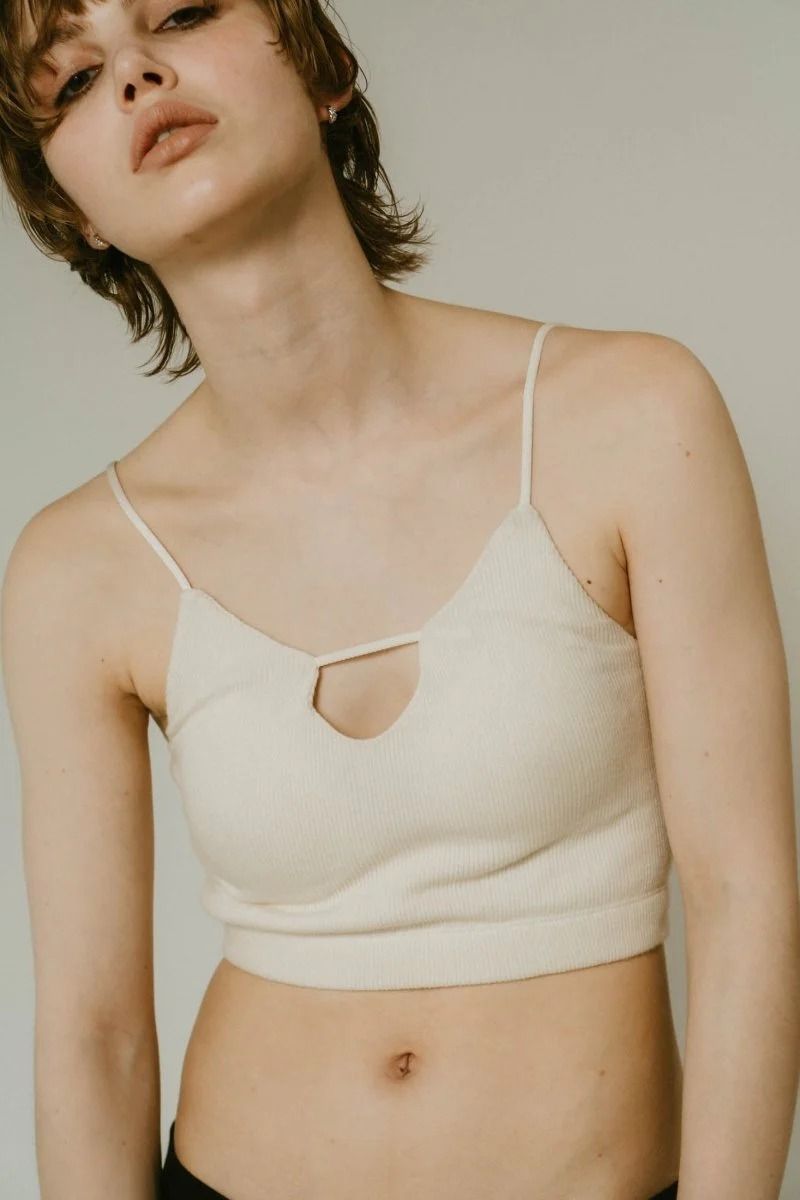 Knuth Marf - 【KnuthMarf × PALM】front design bra top / フロント