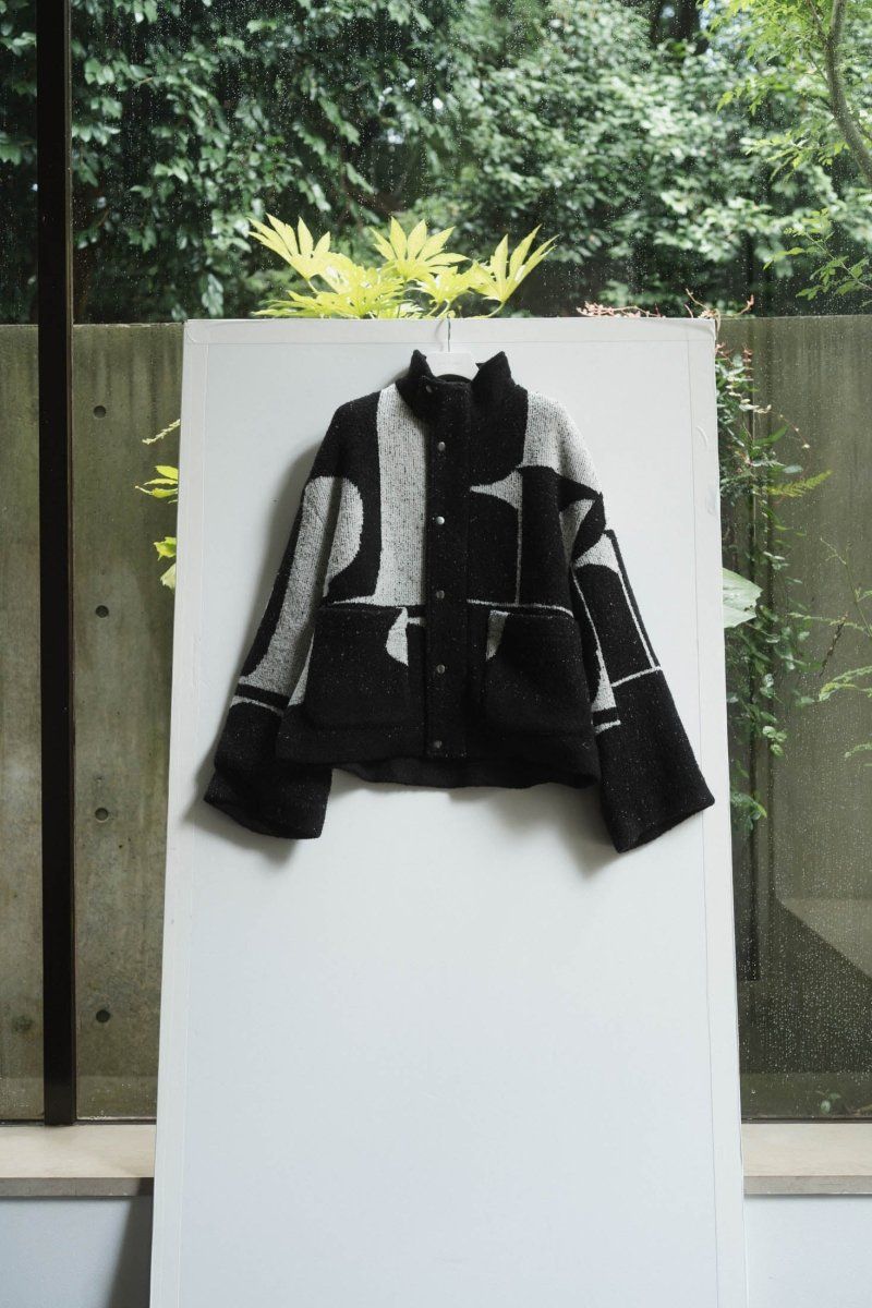Knuth Marf - accent pattern knit jacket(unisex) / アクセント