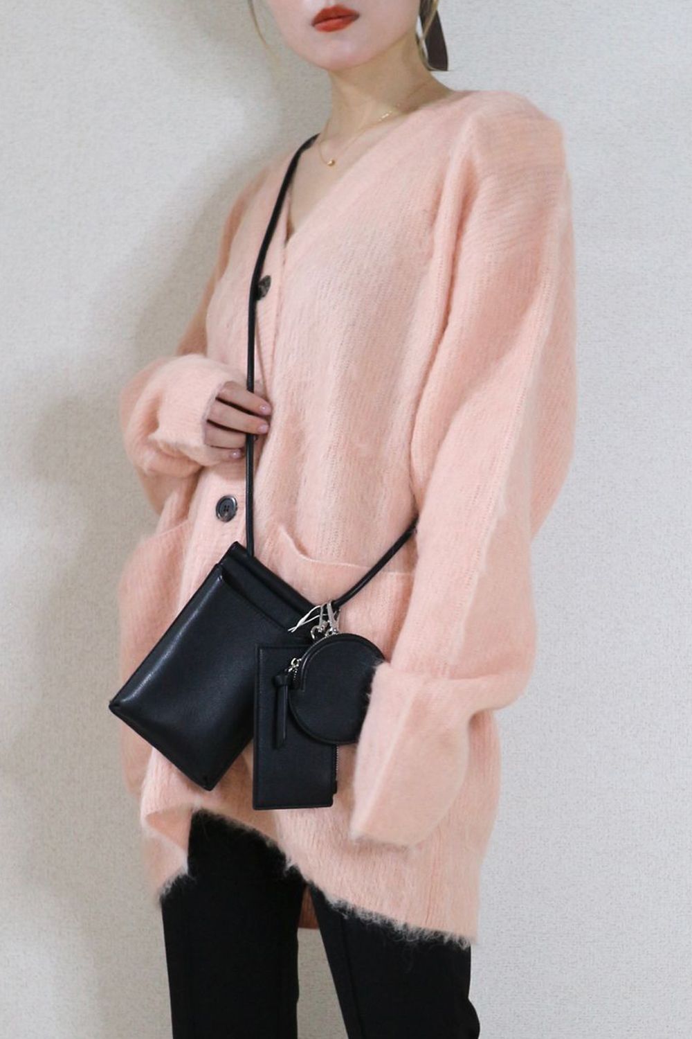 CASA FLINE - ALPACA WOOL STRAIGHT CARDIGAN / アルパカウール