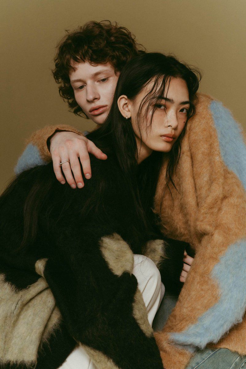 Knuth Marf - Vneck cardigan(unisex) / Vネックカーディガン