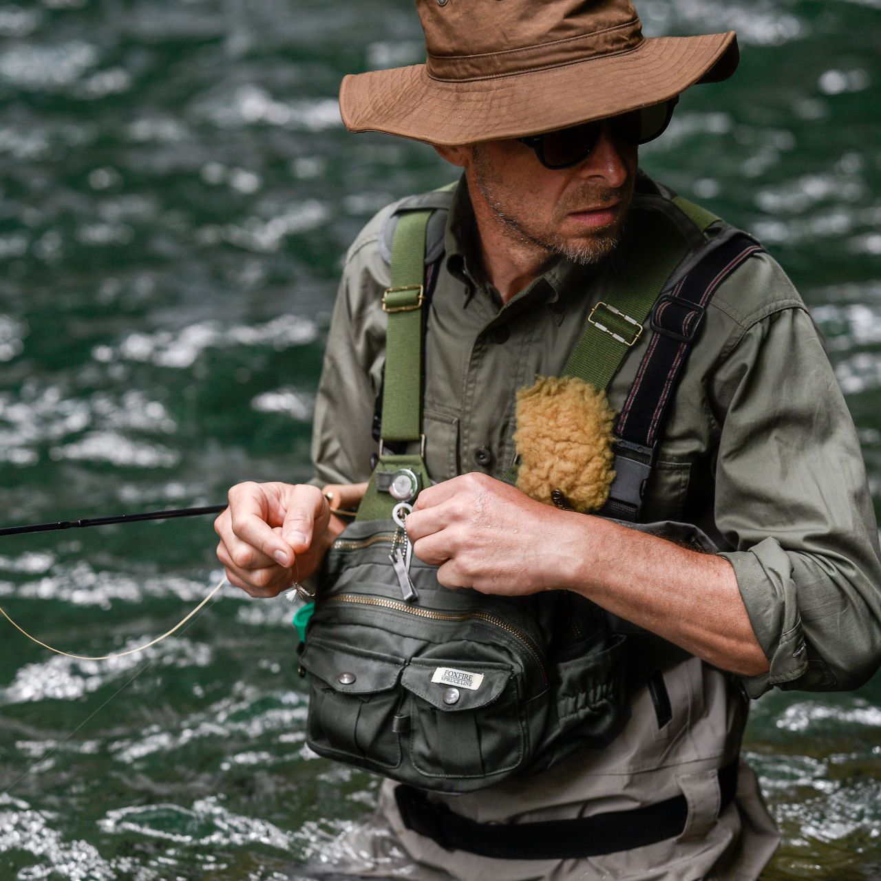 Foxfire - チェストストラップベスト/ブラック | ラスエ