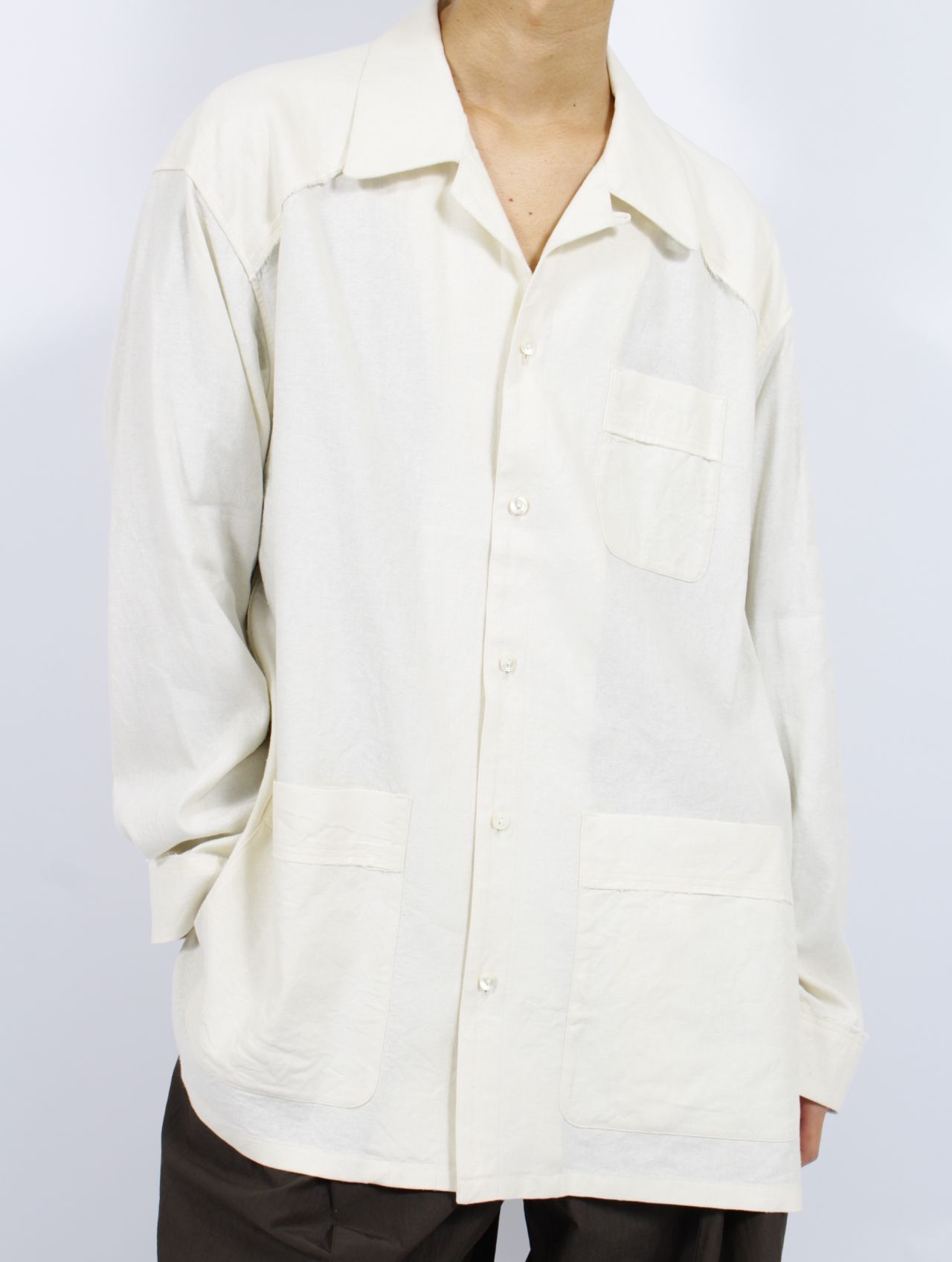 SUBLATIONS - 【25SS】シルクリネン パジャマ シャツ / SILK LINEN