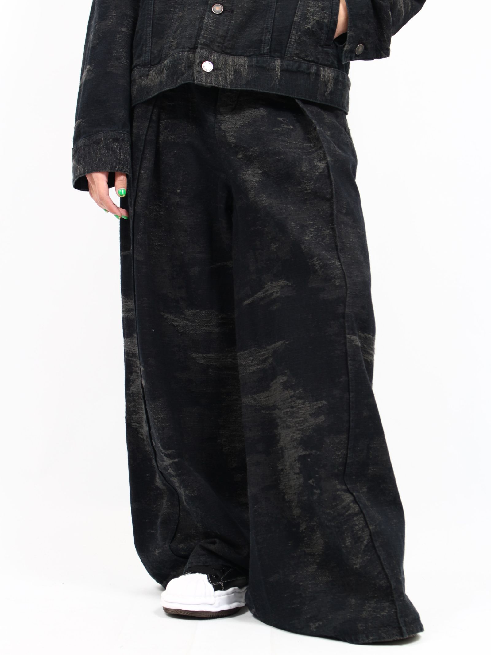 TAAKK - 【25SS】デニム ワイド スラックス / DENIM WIDE SLACKS