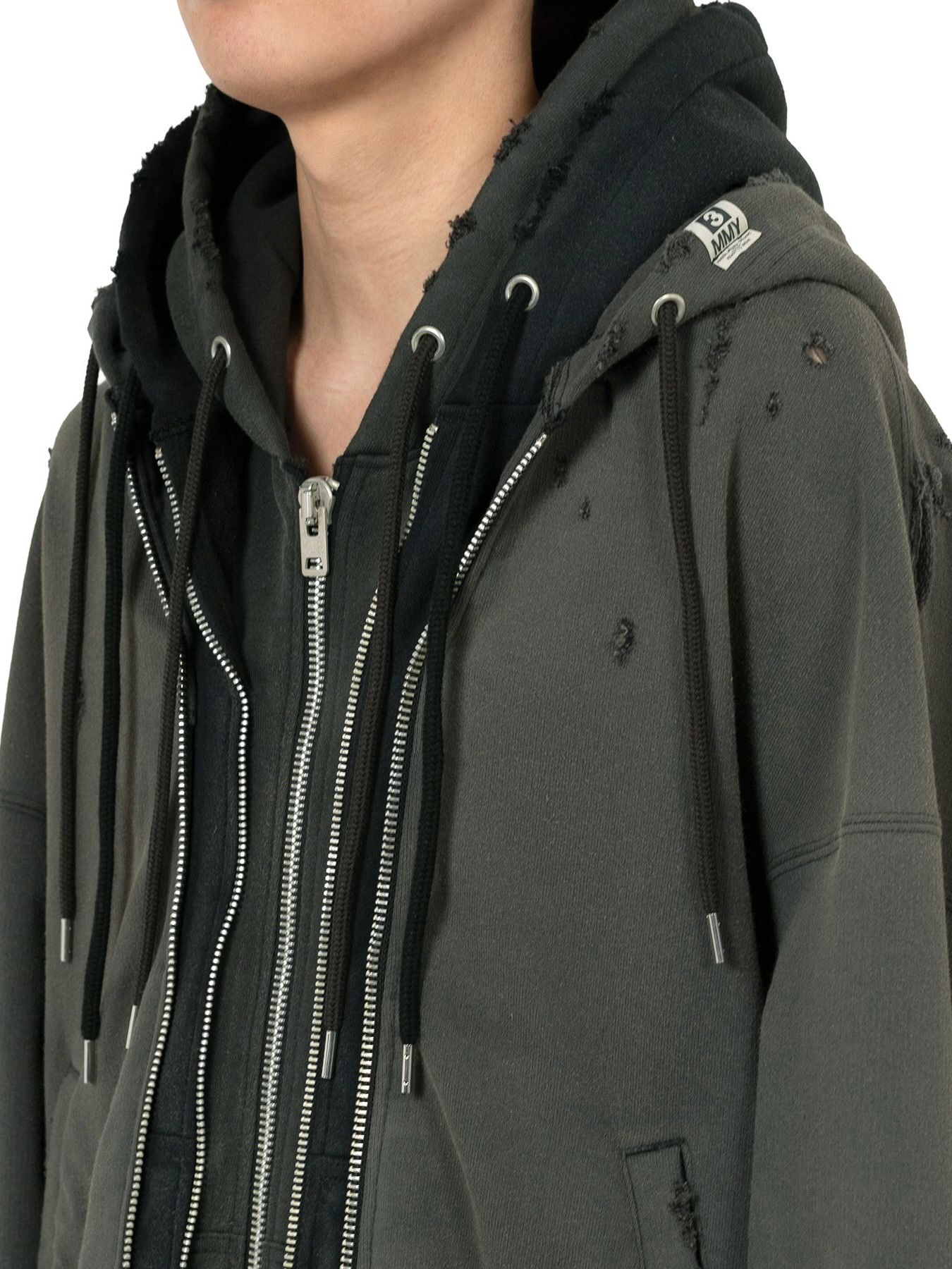 Maison MIHARA YASUHIRO - 【25AW】トリプル レイヤード パーカー