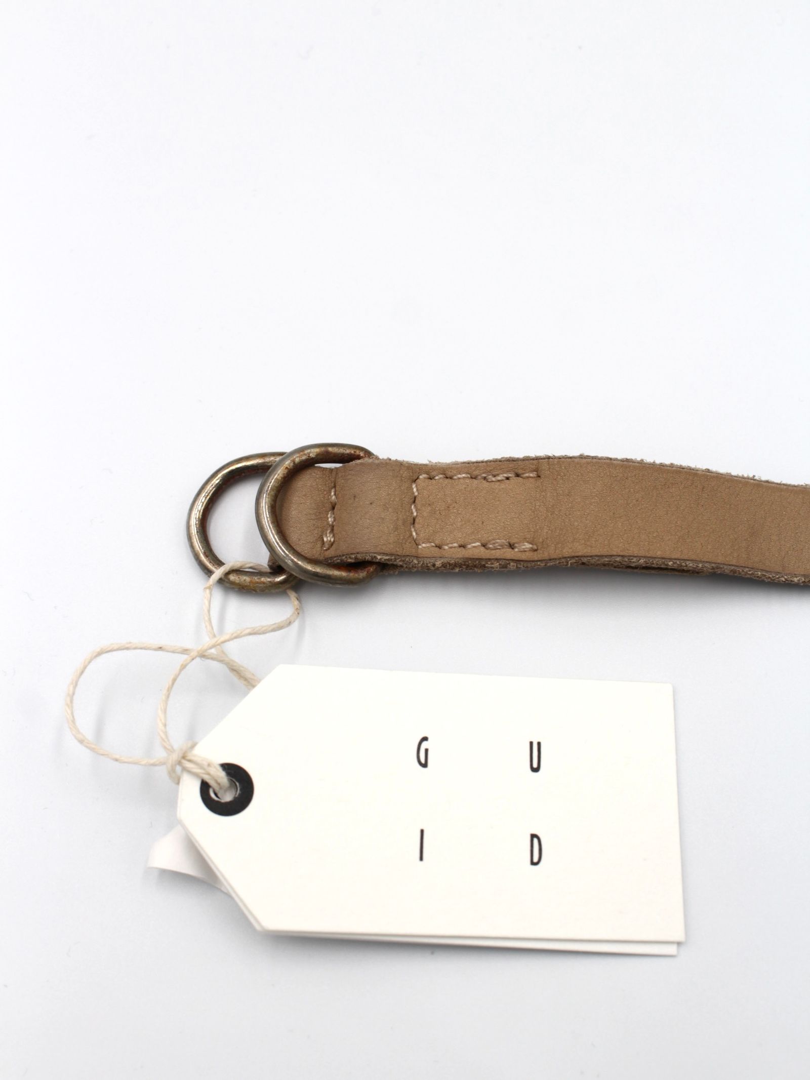 GUIDI - 【BLT0】バイソン レザー ベルト / UNISEX LEATHER BELT