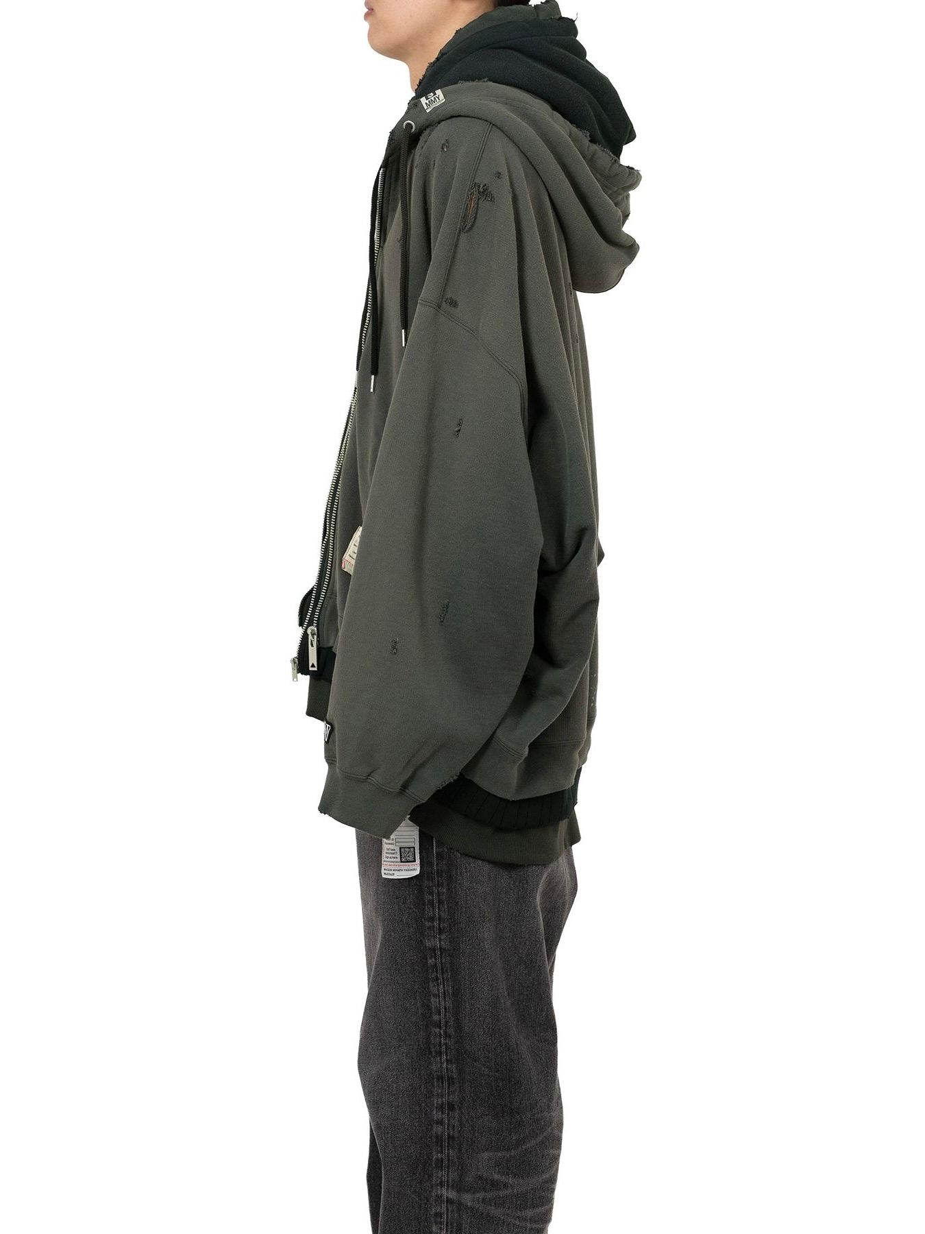 Maison MIHARA YASUHIRO - 【25AW】トリプル レイヤード パーカー