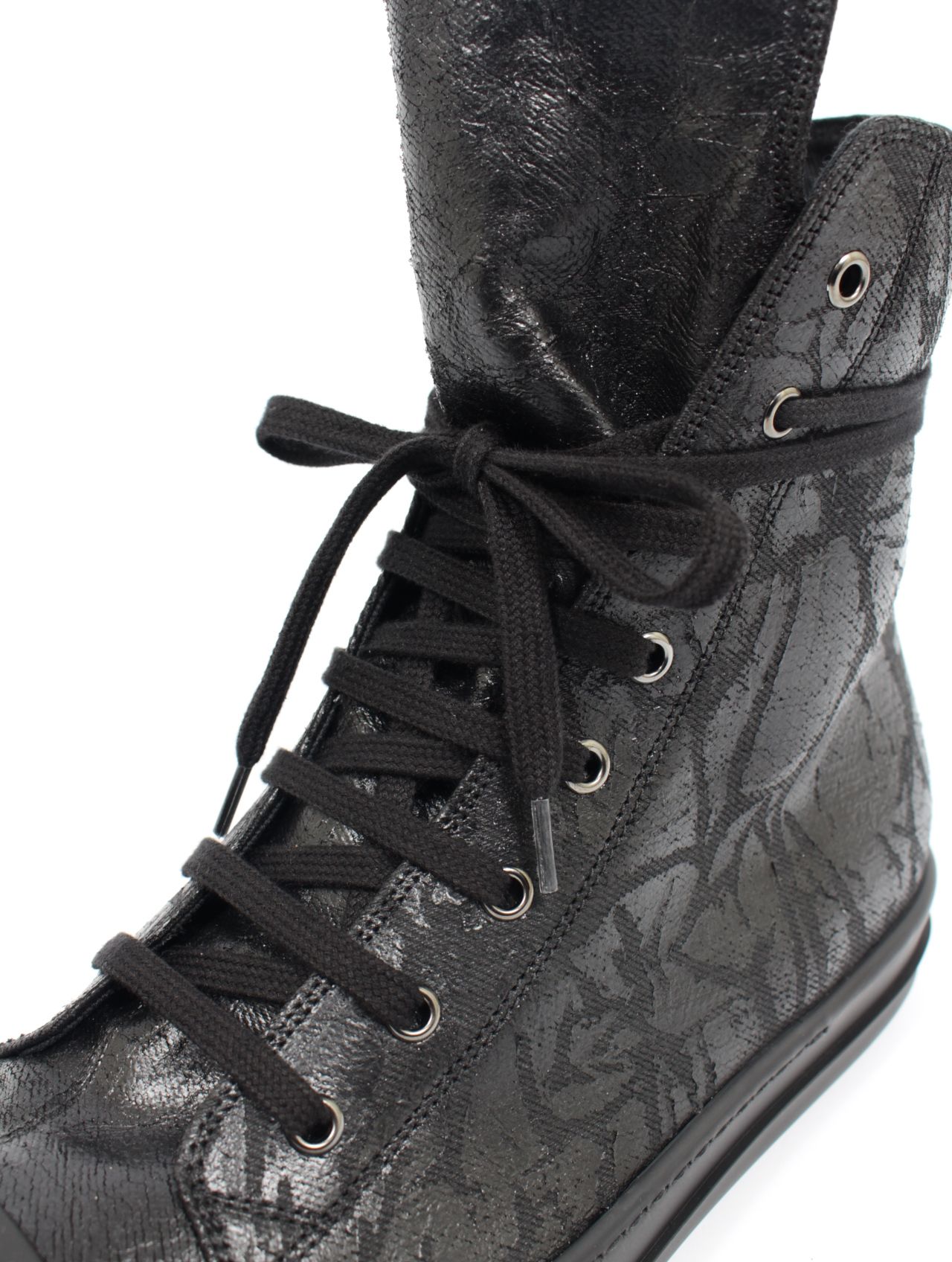 RICK OWENS DRKSHDW - 【25SS】 ハイカット スニーカー ラモーンズ