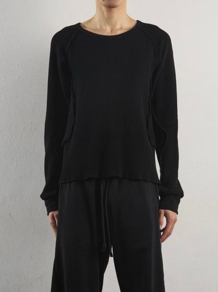 NVRFRGT - 【24AW】ワッフル サーマル ロングスリーブ Tシャツ