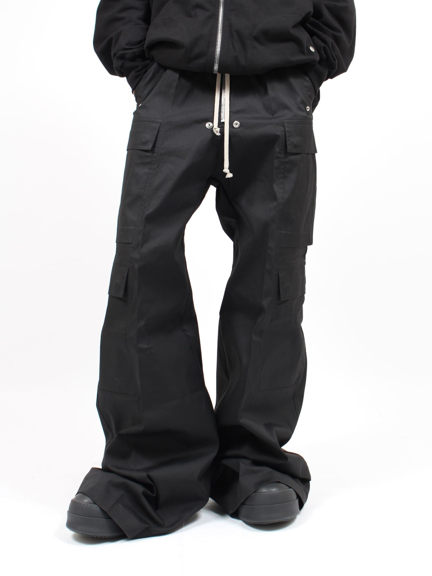 RICK OWENS - 【26SS】カーゴ ベラパンツ / CARGO BELAS / ブラック