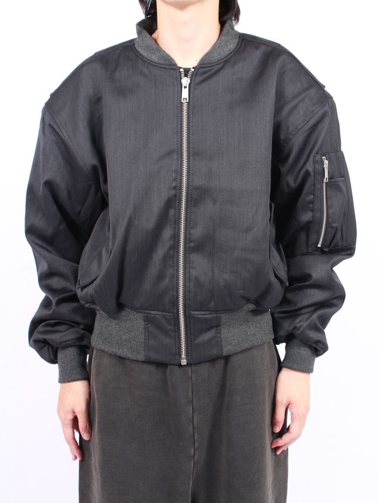 entire studios - 【25AW】クロップド ボンバージャケット / CROPPED