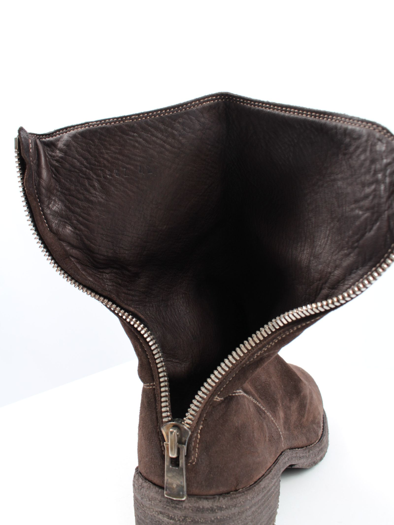 GUIDI - 【788Z】馬革 バックジップ ホース リバース レザー ダブル