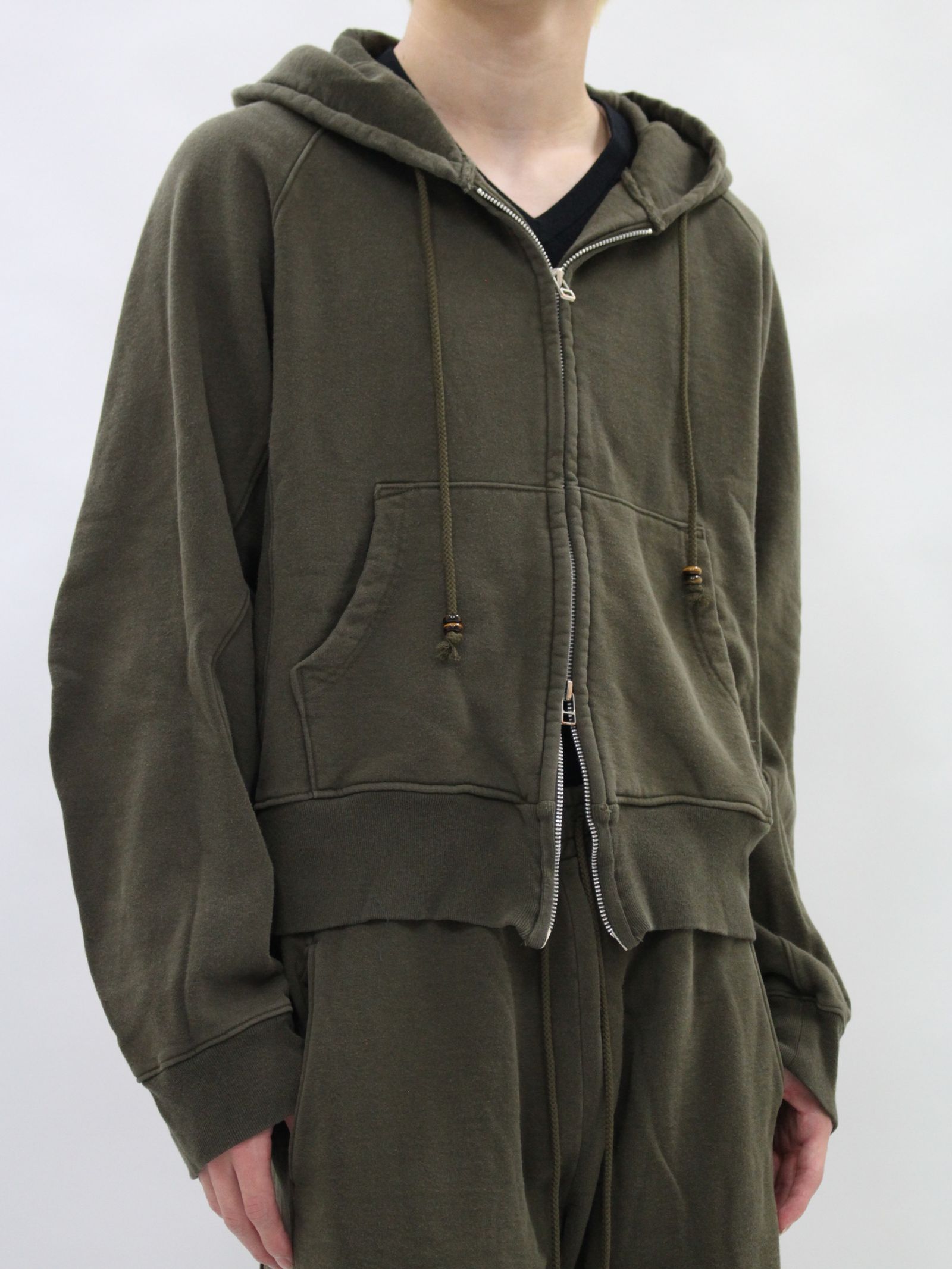 NVRFRGT - 【24AW】パネルデザイン ジップアップ パーカー / PANELLED