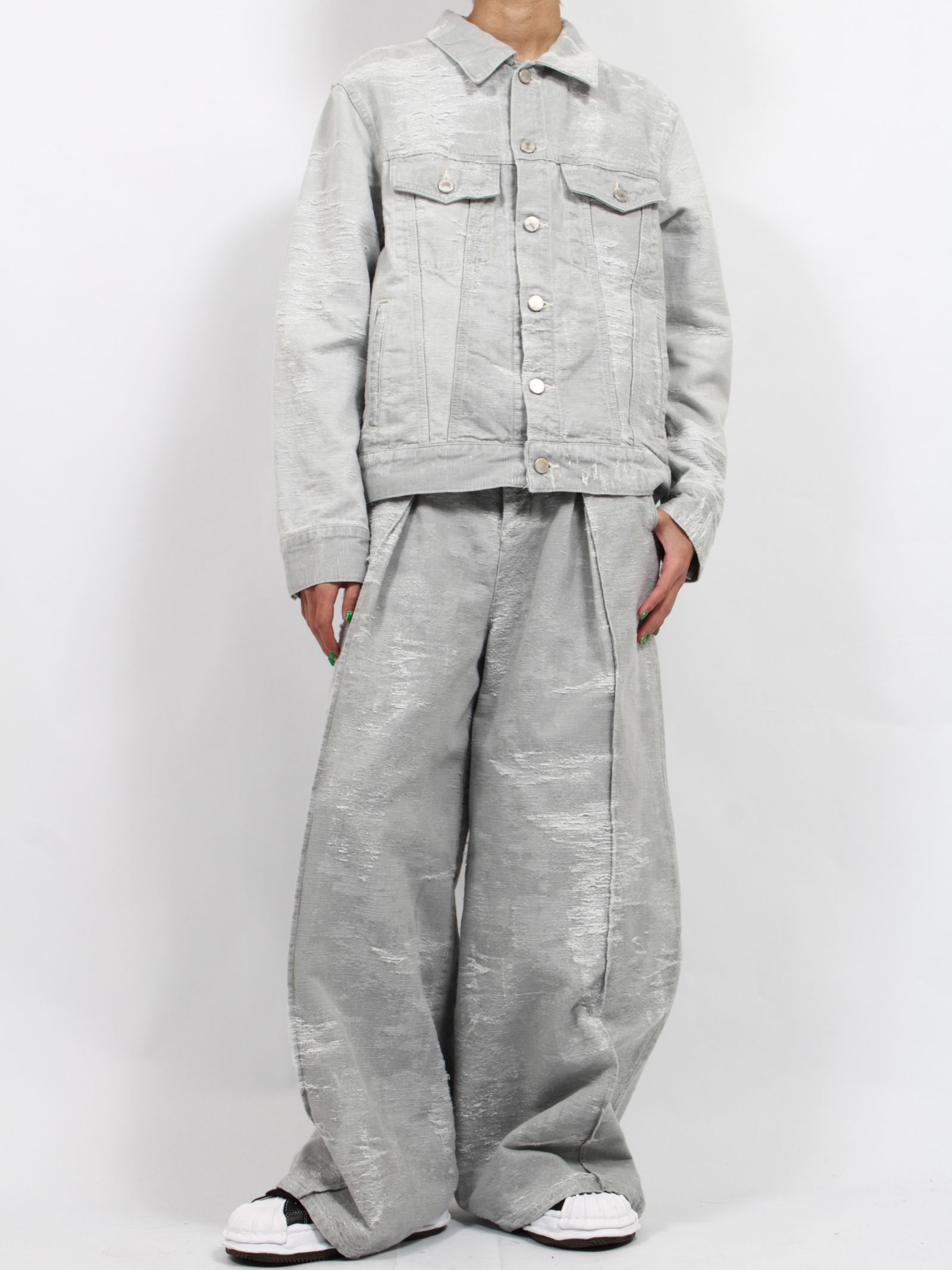 TAAKK - 【25SS】デニム ワイド スラックス / DENIM WIDE SLACKS