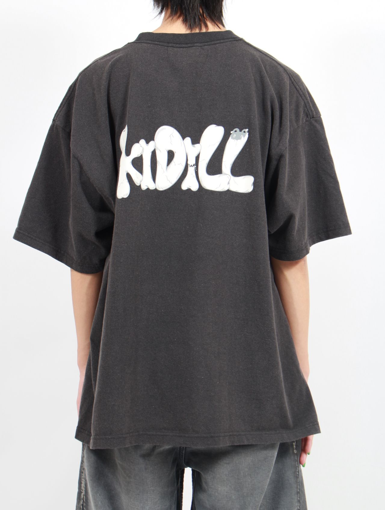 KIDILL - 【25SS】パンク ガール Tシャツ ハード ウォッシュ アート