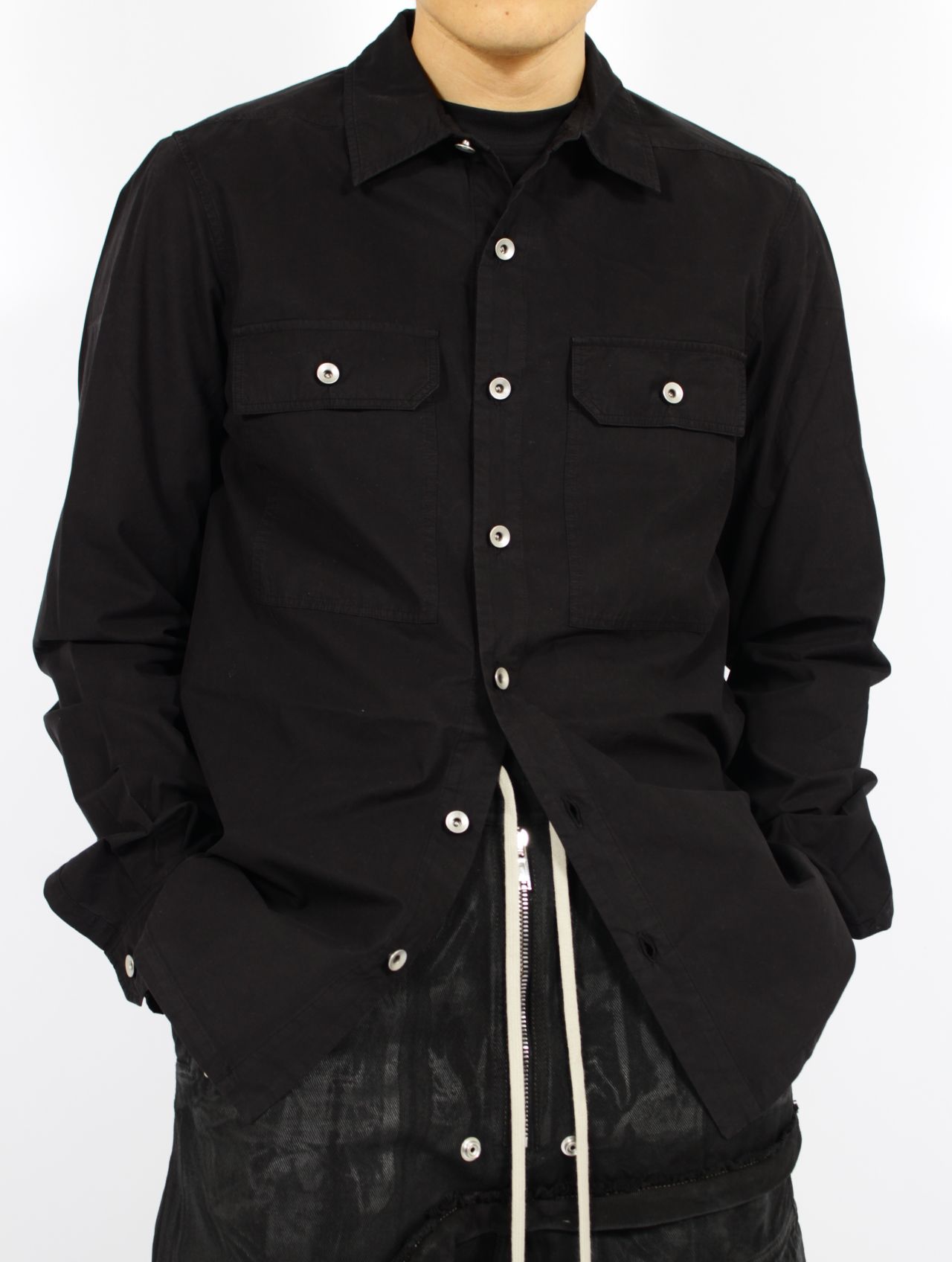 RICK OWENS DRKSHDW - 【25SS】アウターシャツ 長袖 ジャケット