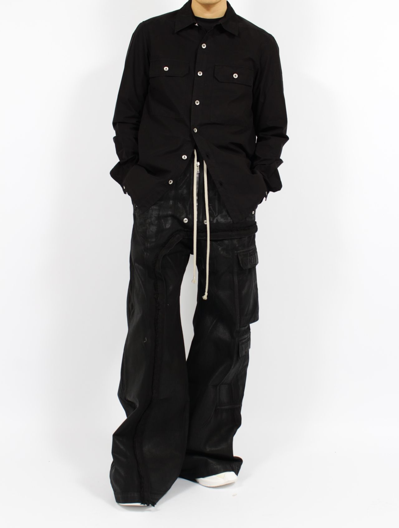 RICK OWENS DRKSHDW - 【25SS】インバランスド ダブル カーゴ ジャンボ