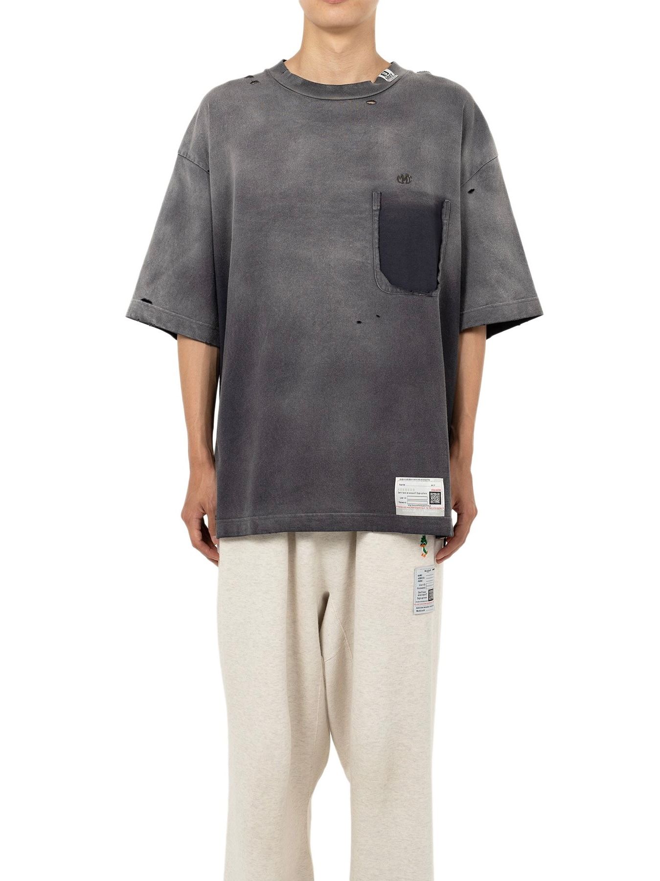 Maison MIHARA YASUHIRO - 【25SS】サン フェイディッド ライク 半袖 T