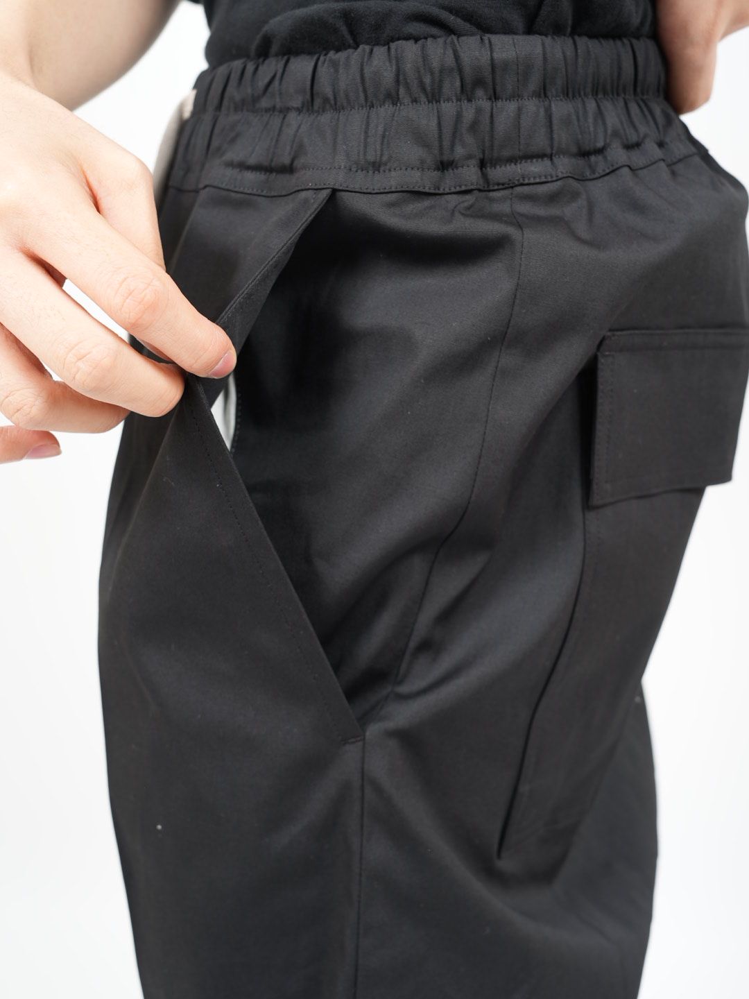 RICK OWENS - 【26SS】ドローストリング ロング サルエルパンツ