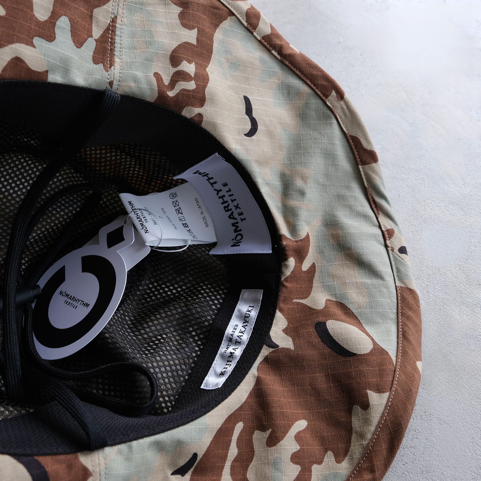 NOMARHYTHM TEXTILE - x Kijima Takayuki Wire Brim Boonie Hat