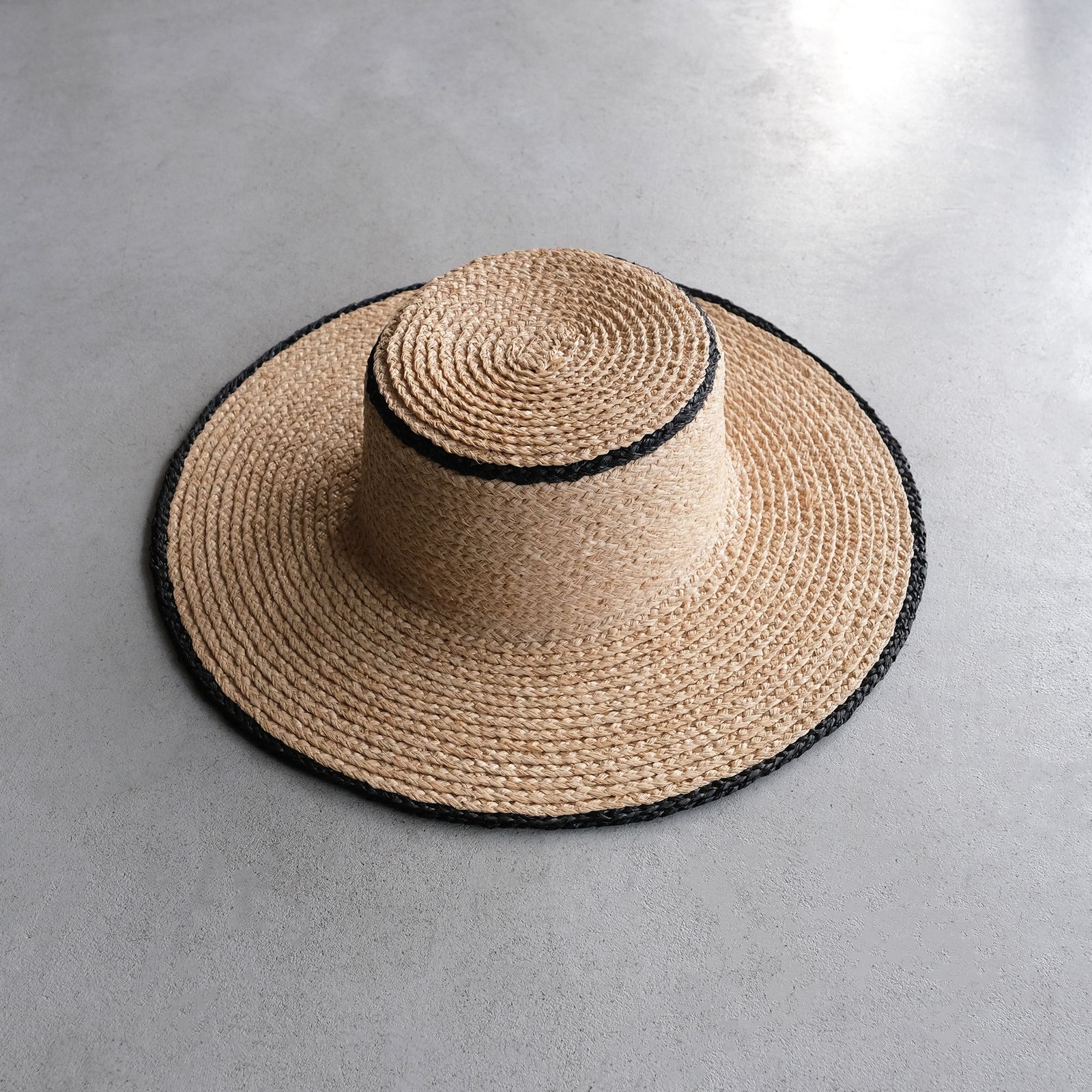 NOMARHYTHM TEXTILE - x Kijima Takayuki Raffia Trim Hat -ハット