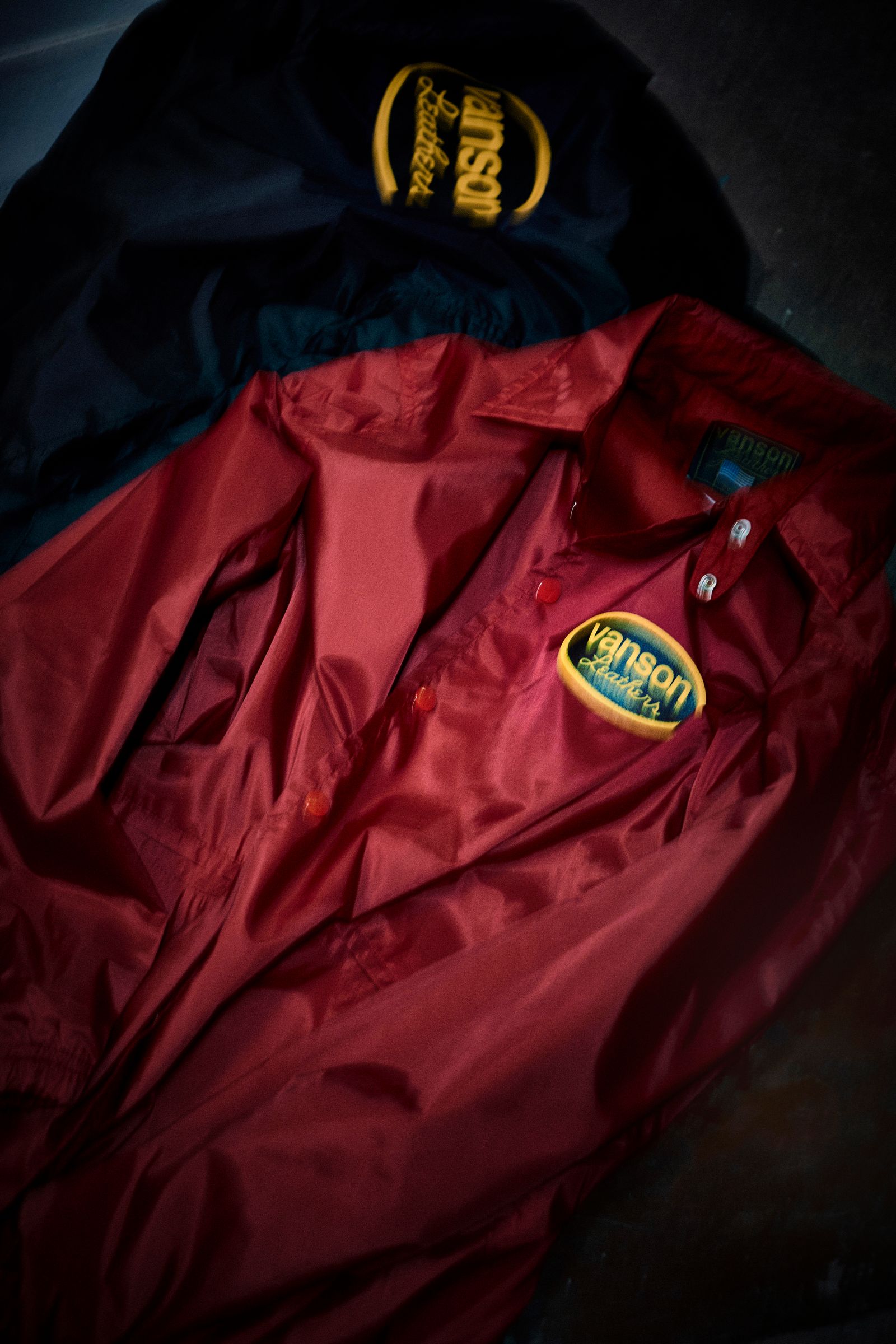 MASSES - VANSON × MASSES NYLON JKT / RED / VANSONコラボレーション