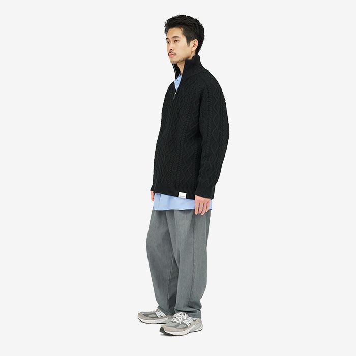 FreshService - SHETLAND WOOL x SOLOTEX® TECH FISHERMAN ZIP-UP